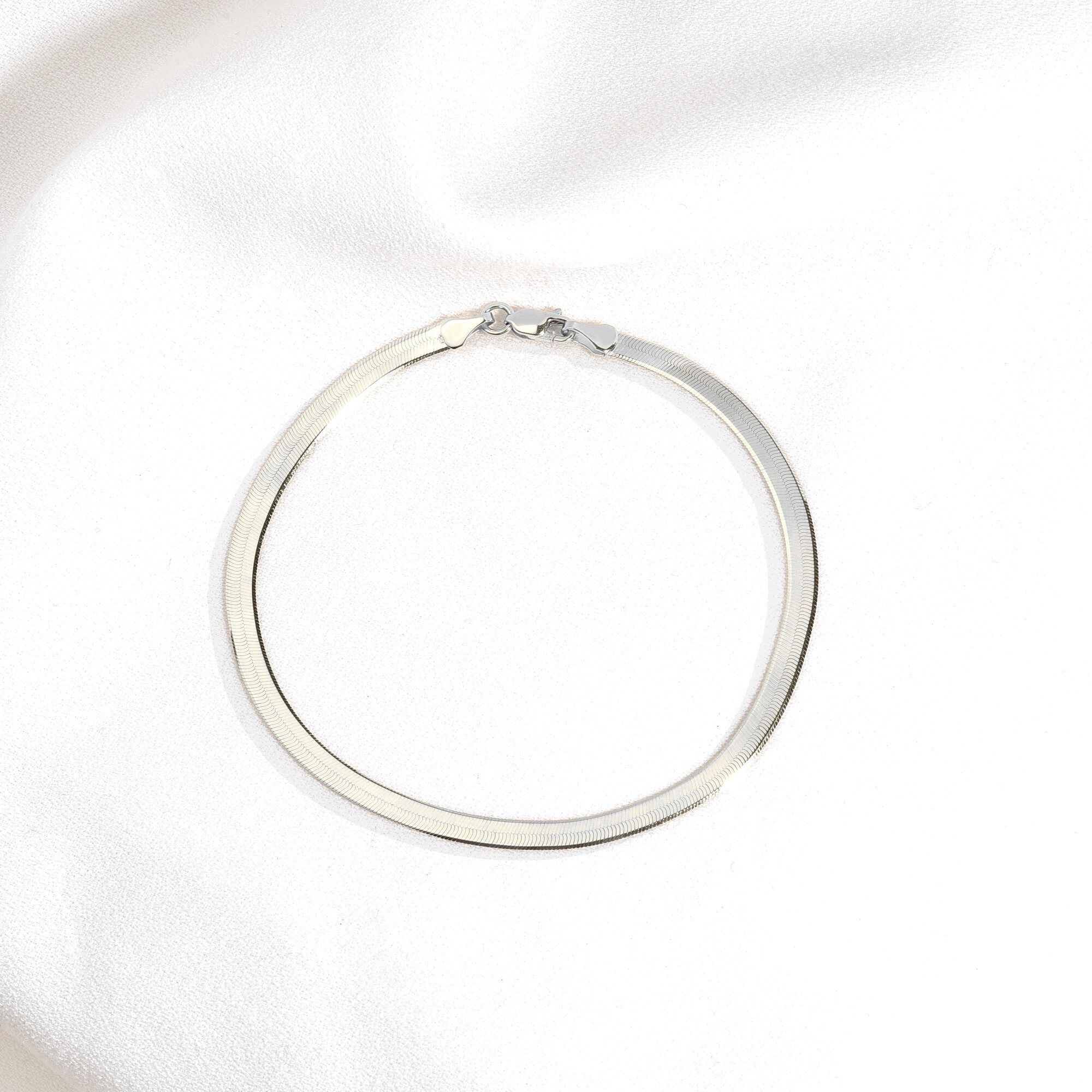 Shining Wave Chain Bracelet 14K Gold