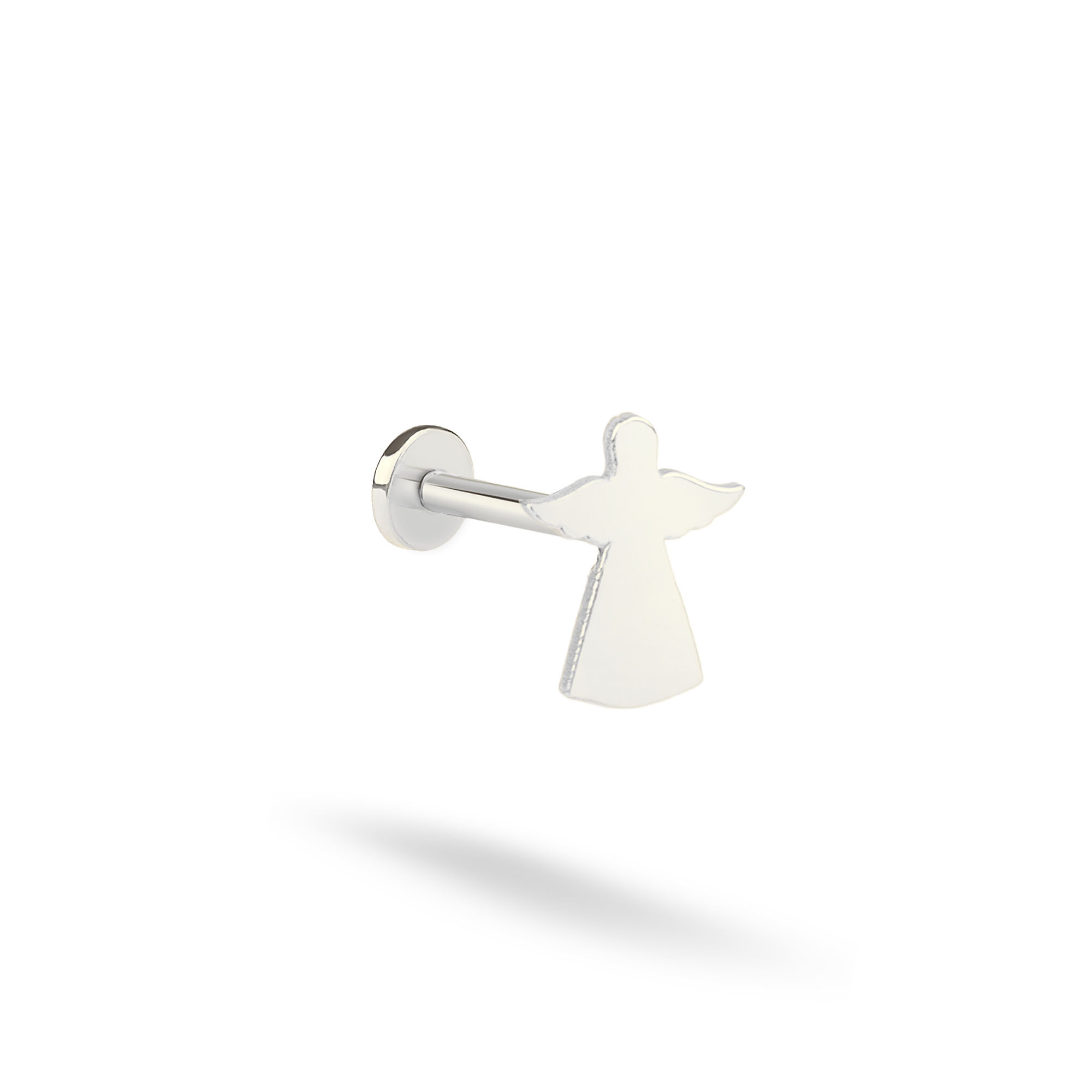 Angel Flatback Ear Piercing 14K Gold