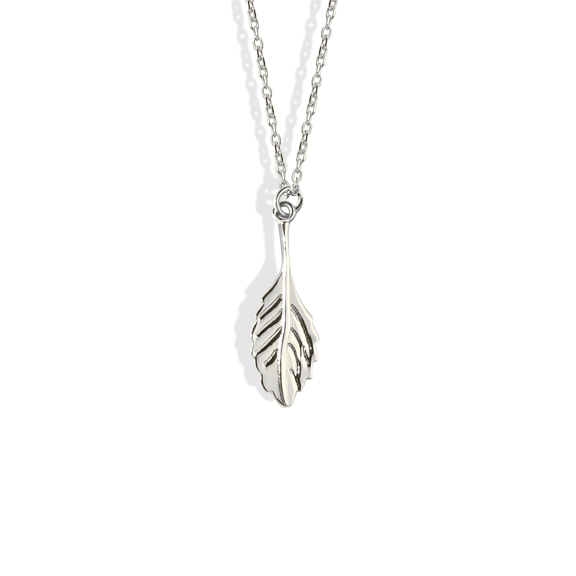 Botanical Leaf Necklace 14K Gold / Silver