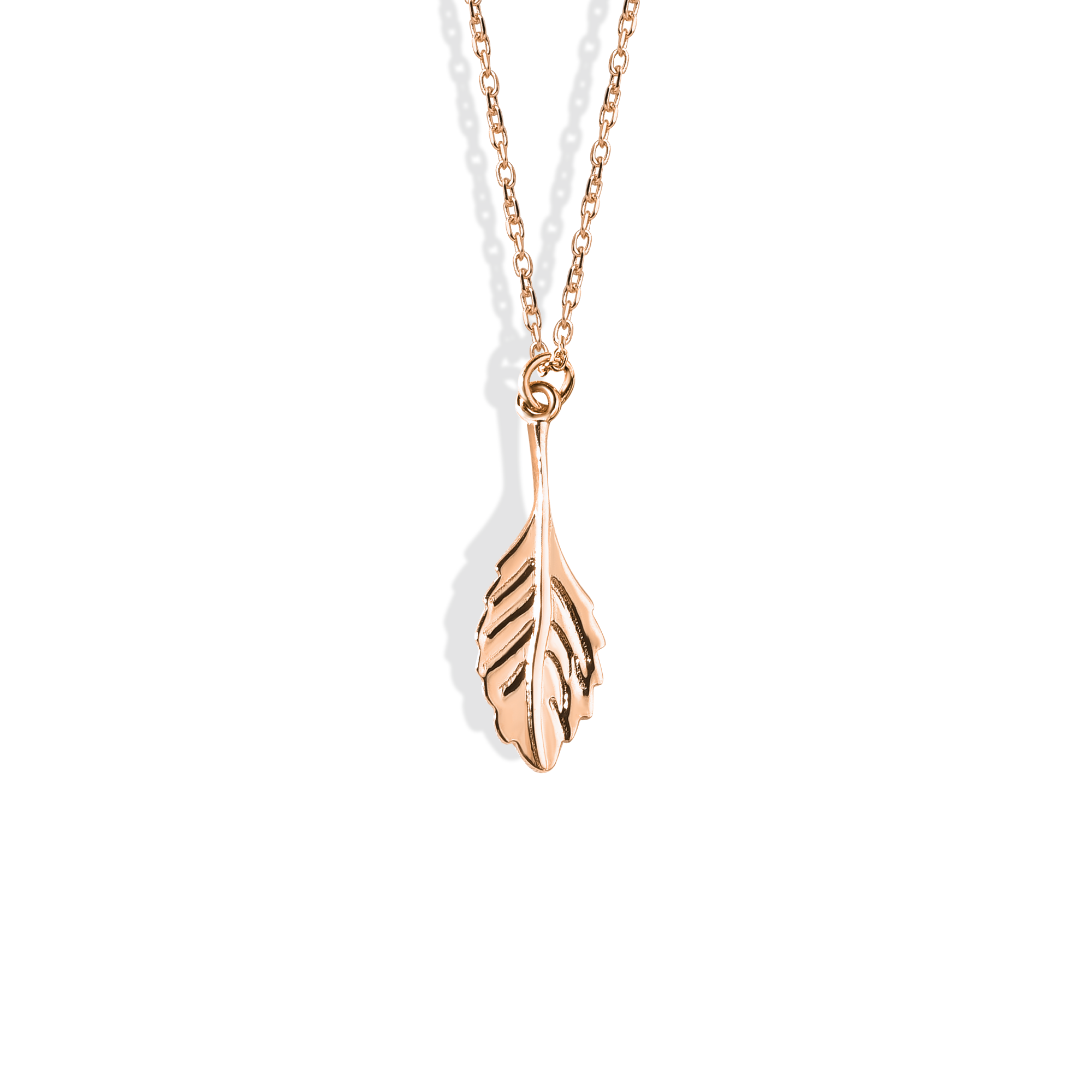 Botanical Leaf Necklace 14K Gold / Silver