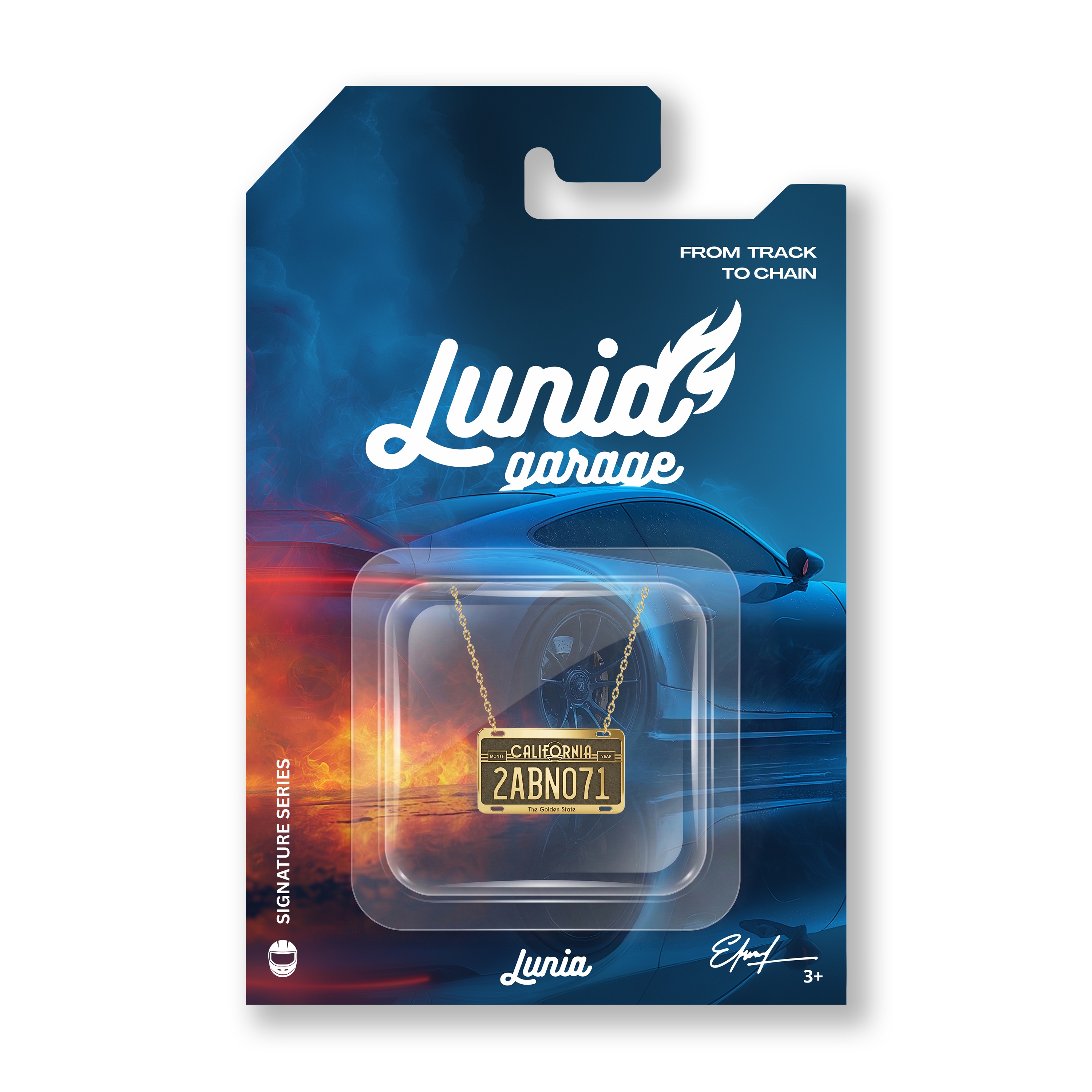 California Car License Plate Custom Necklace 14K Gold / Silver. Personalized Plate Pendant, USA car plate necklace, perfect Gift For Him & car lovers.