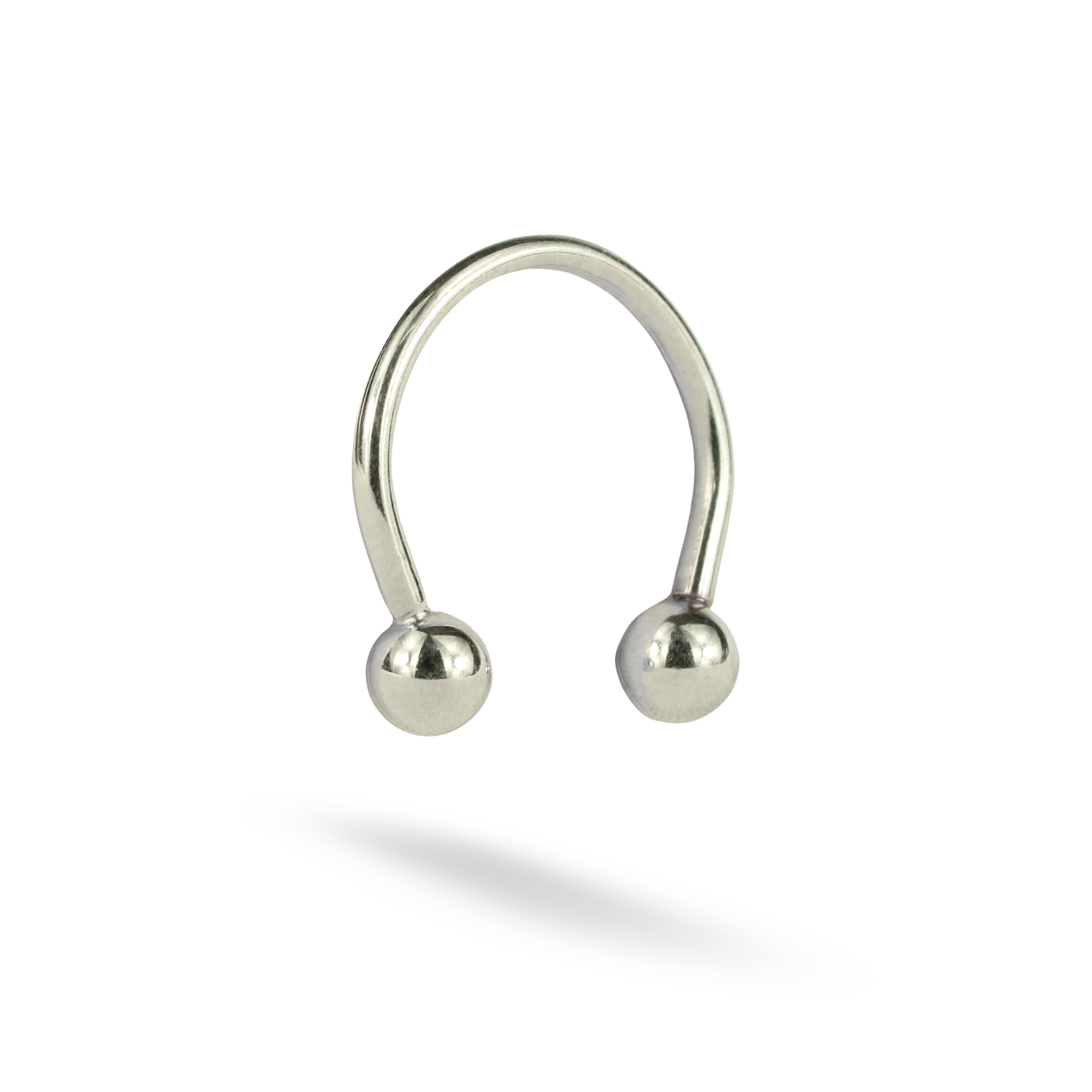 Circular Hoop Ear Piercing 14K Gold