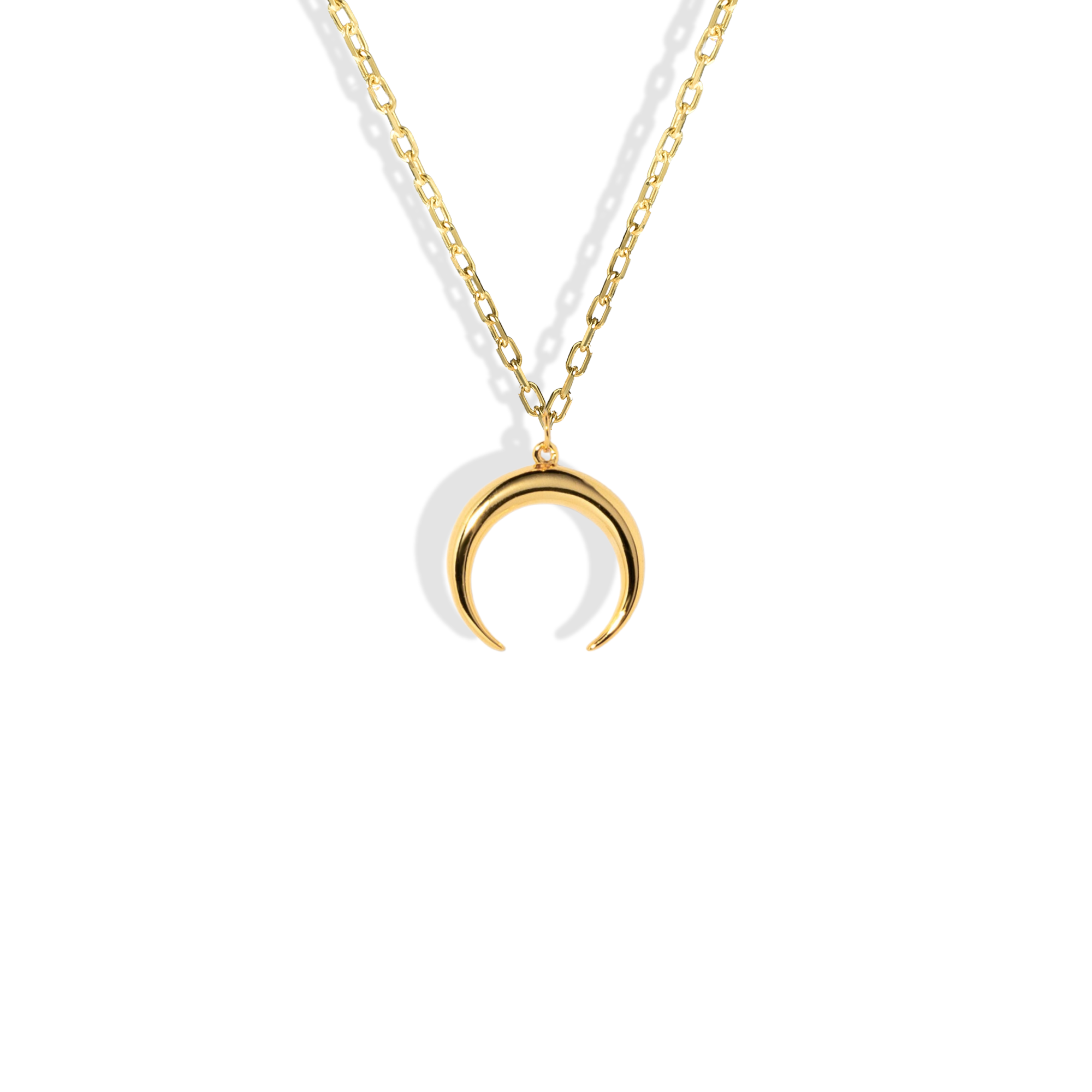 Crescent Moon Necklace 14K Gold adds timeless elegance and meaning to your style, symbolizing light and transformation.