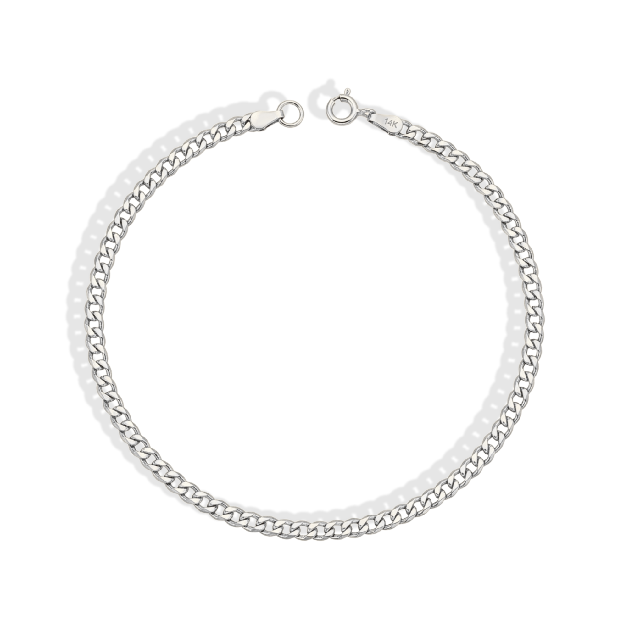 Cuban Chain Bracelet 14K Gold