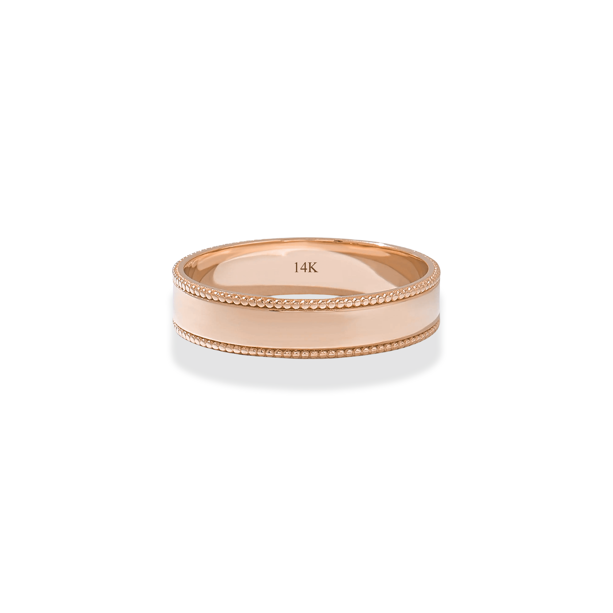 Dot Line Ring 14K Gold