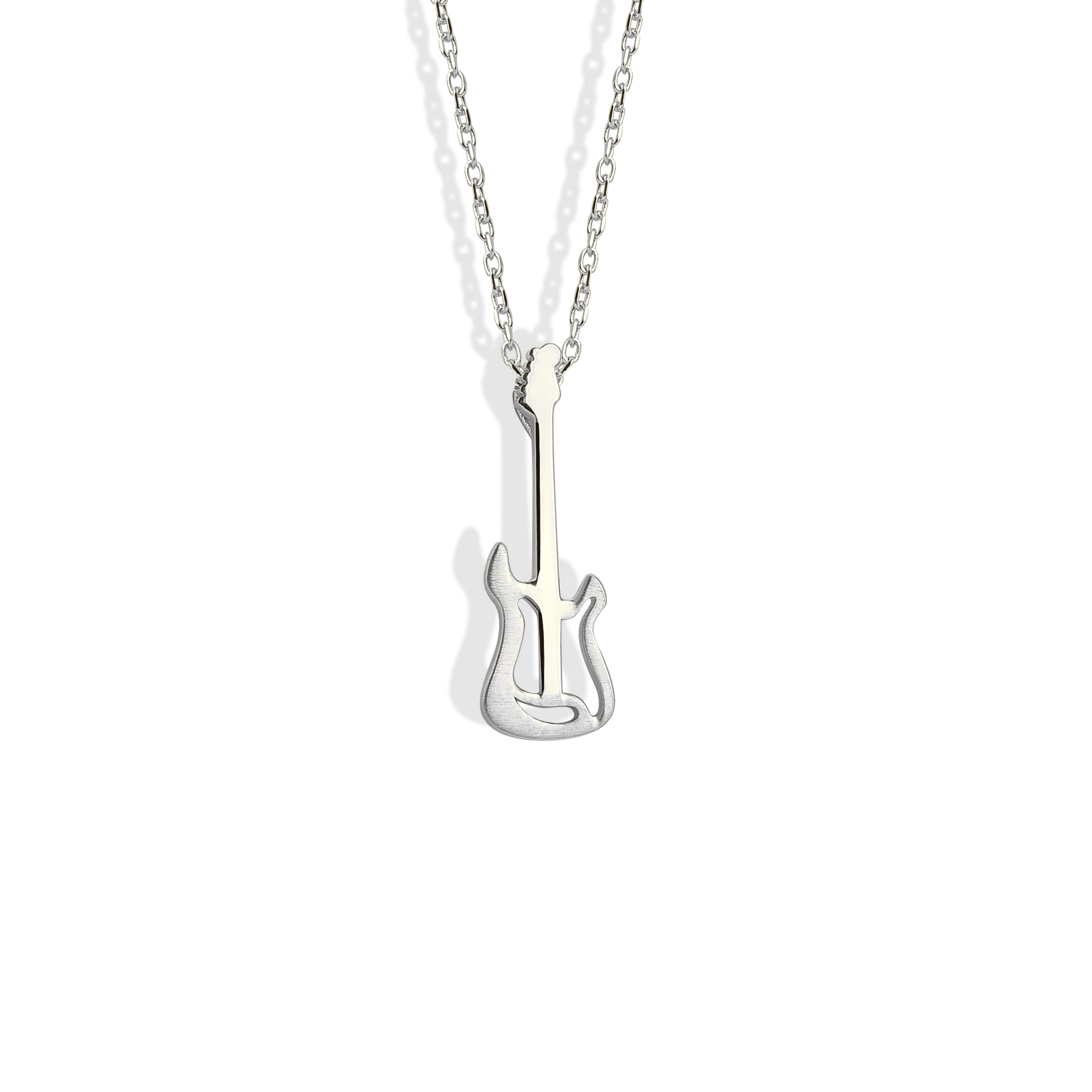 Electric Guitar Necklace 14K Gold / Silver