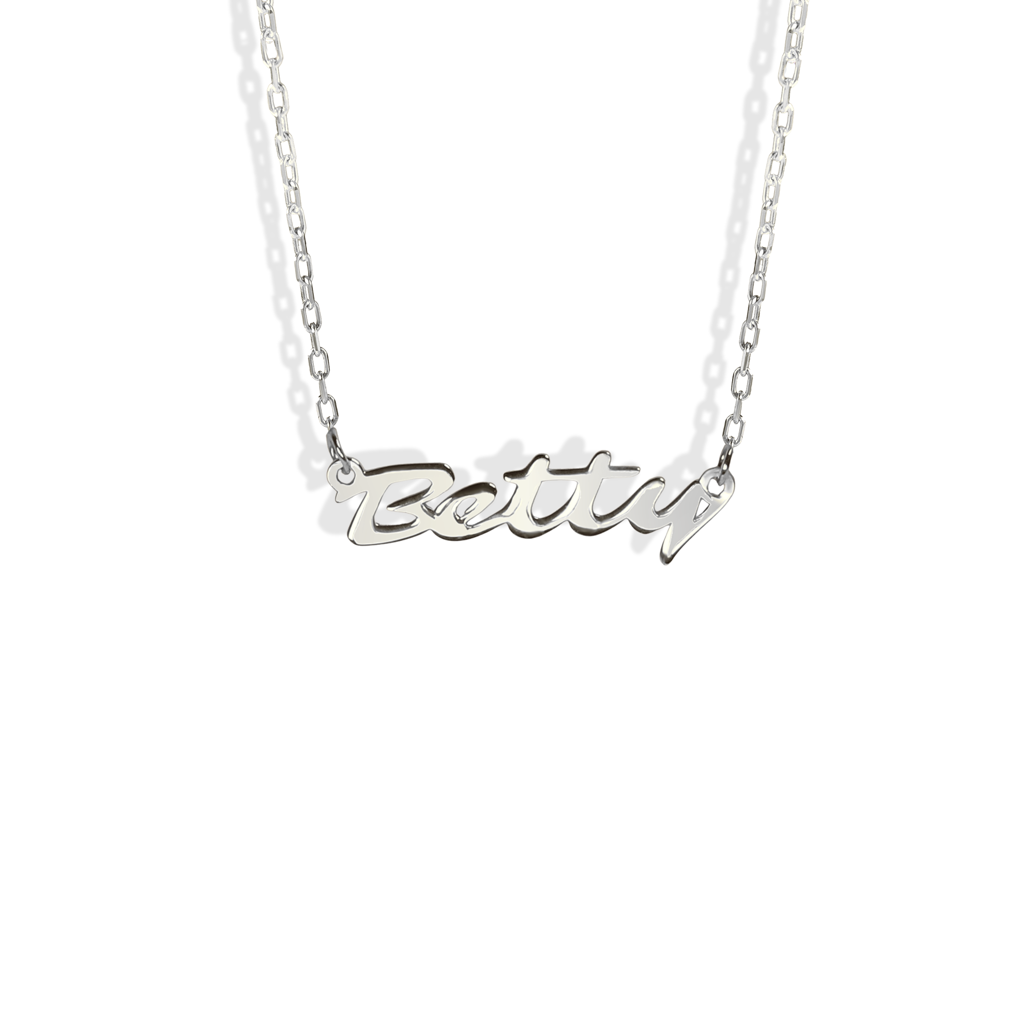 Elegant Personalized Name Custom Necklace 14K Gold