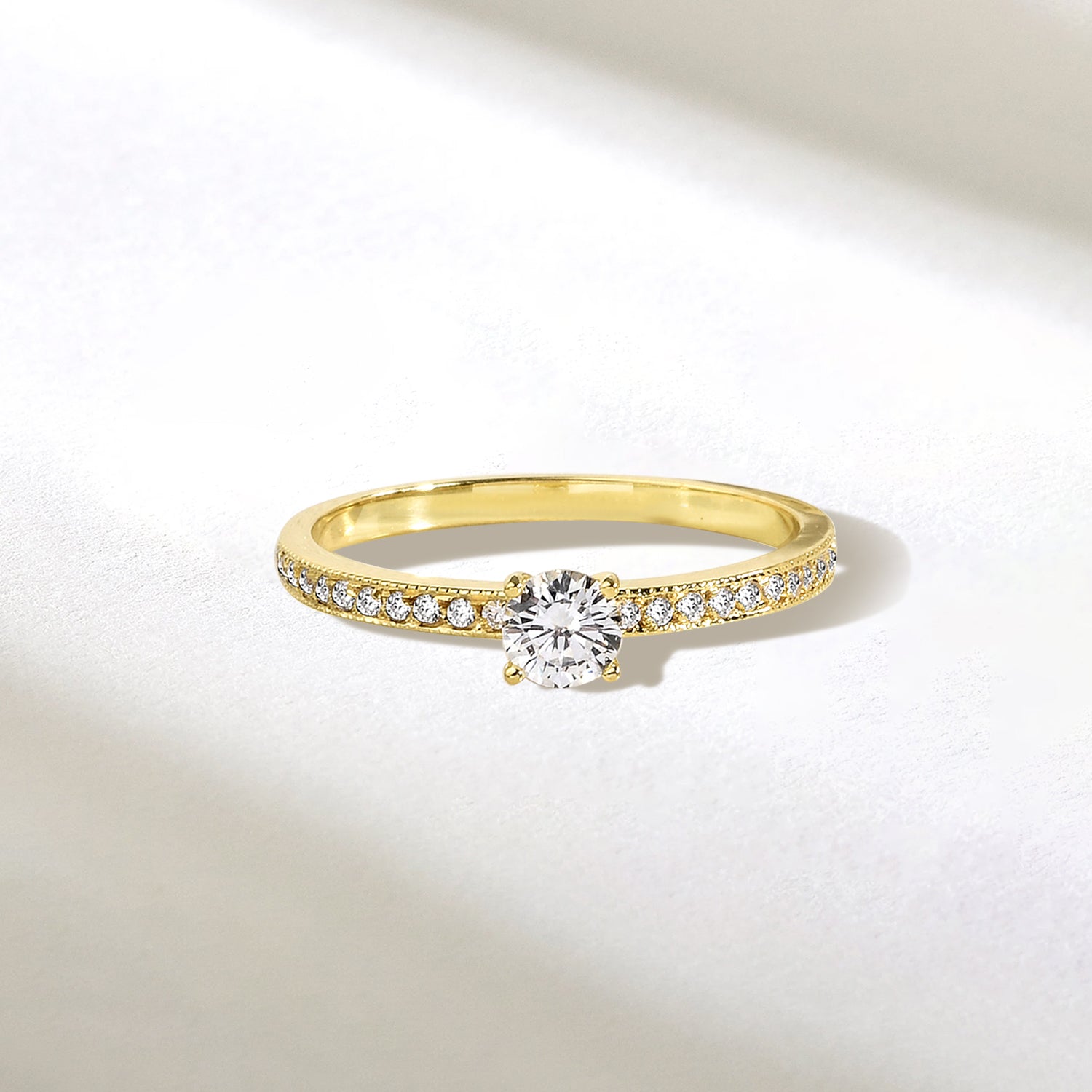 14K Gold Eternity Diamond Ring