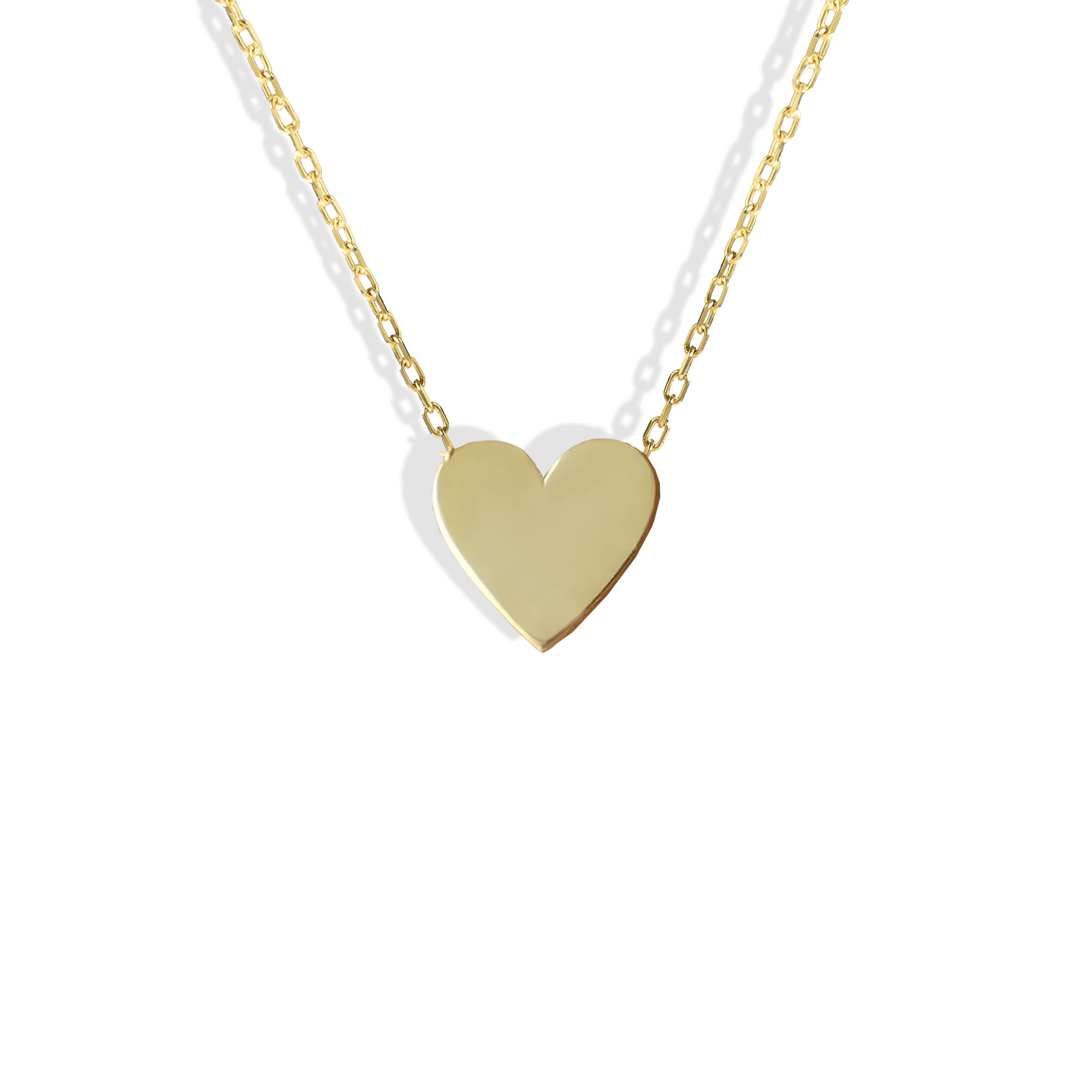 Delicate 14K Gold Heart Necklace