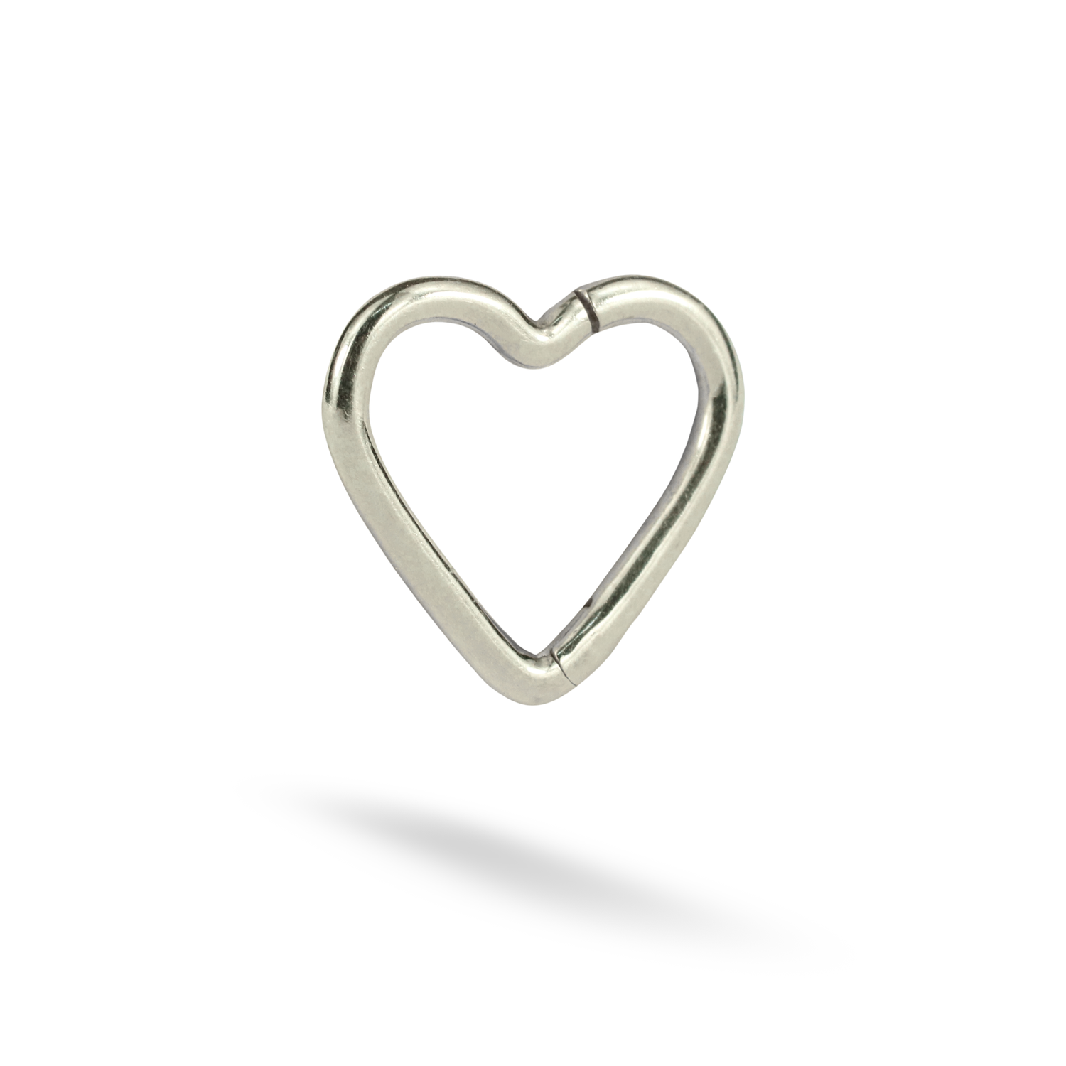 Heart Hoop Ear Piercing 14K Gold
