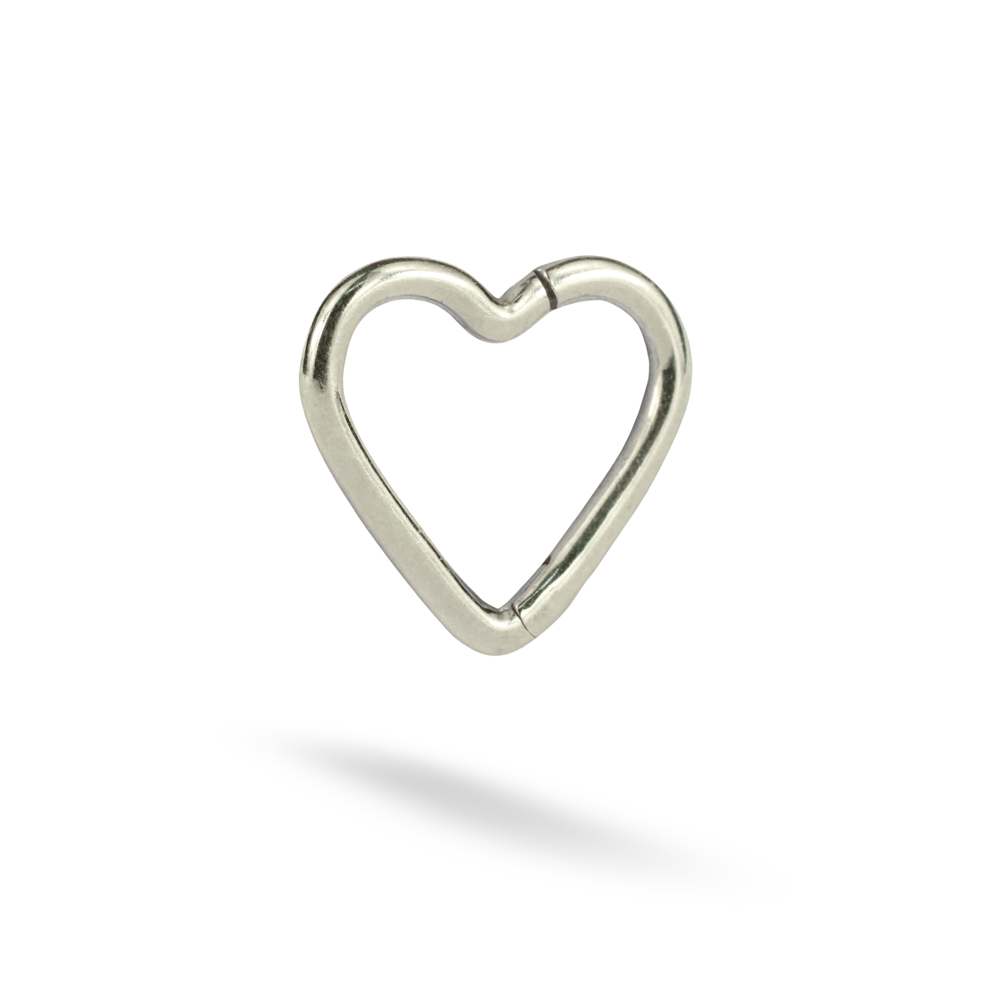 Heart Hoop Ear Piercing 14K Gold