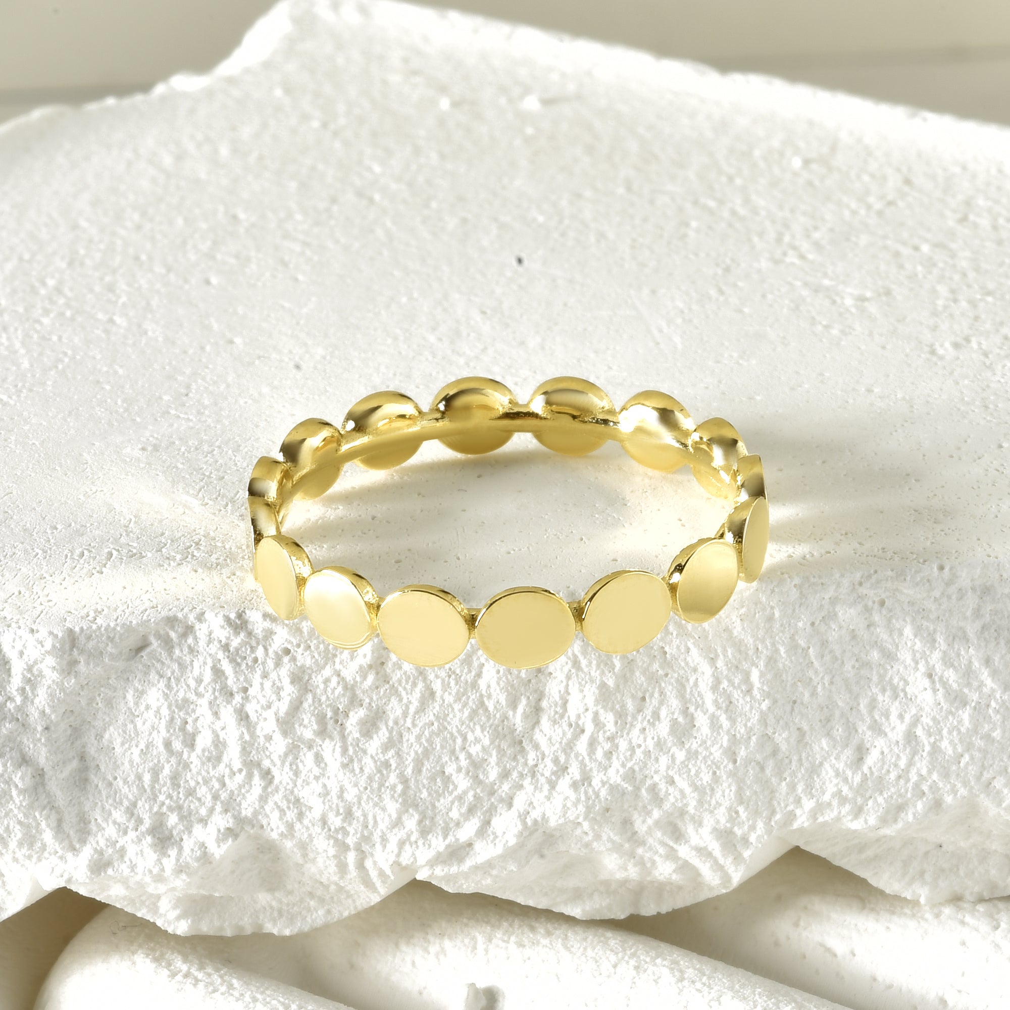 Infinity Scaly Ring 14K Gold / Silver