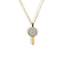 Key Stone Necklace 14K Gold – elegant, nickel-free design perfect for any occasion