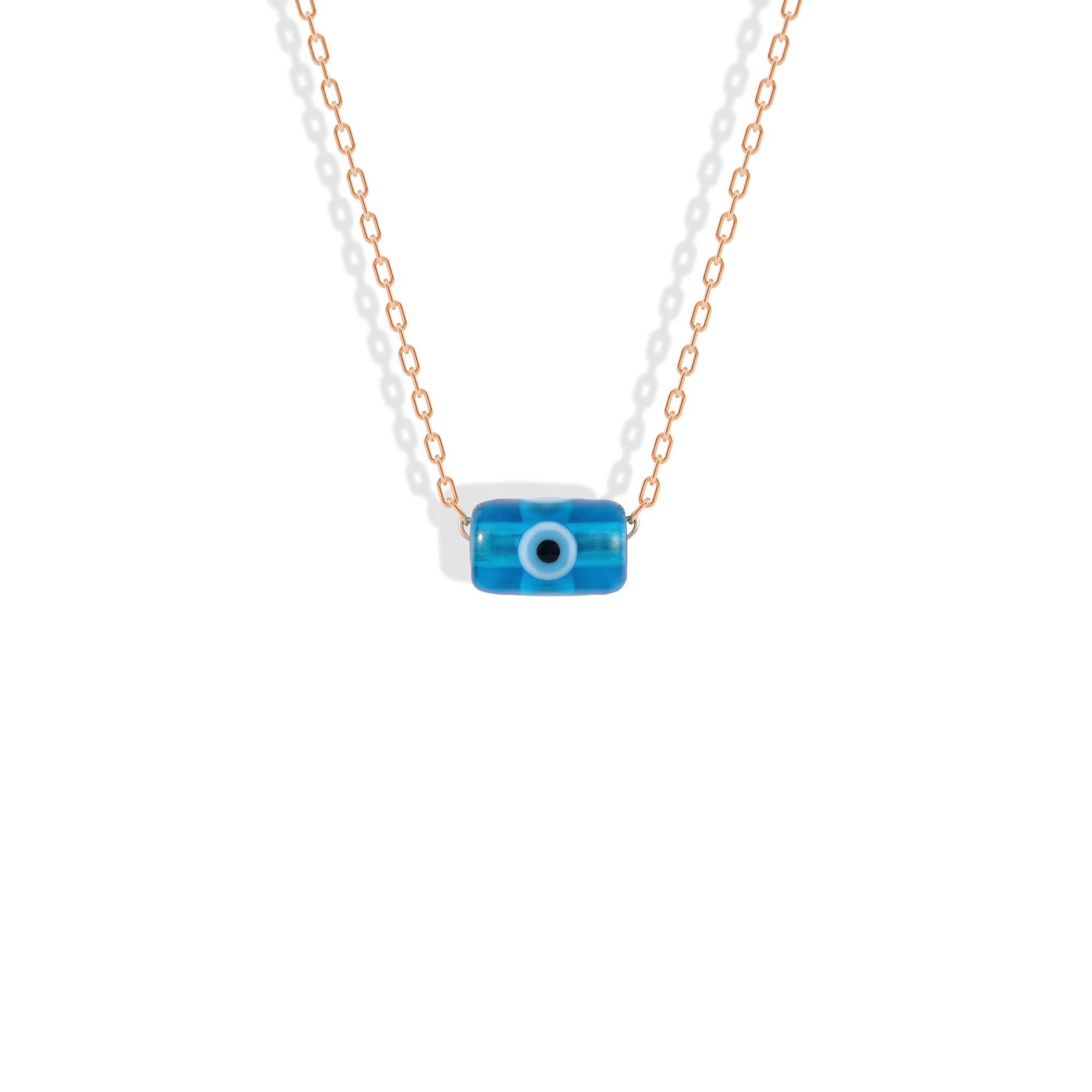 Minimal Evil Eye Necklace 14K Gold / Silver