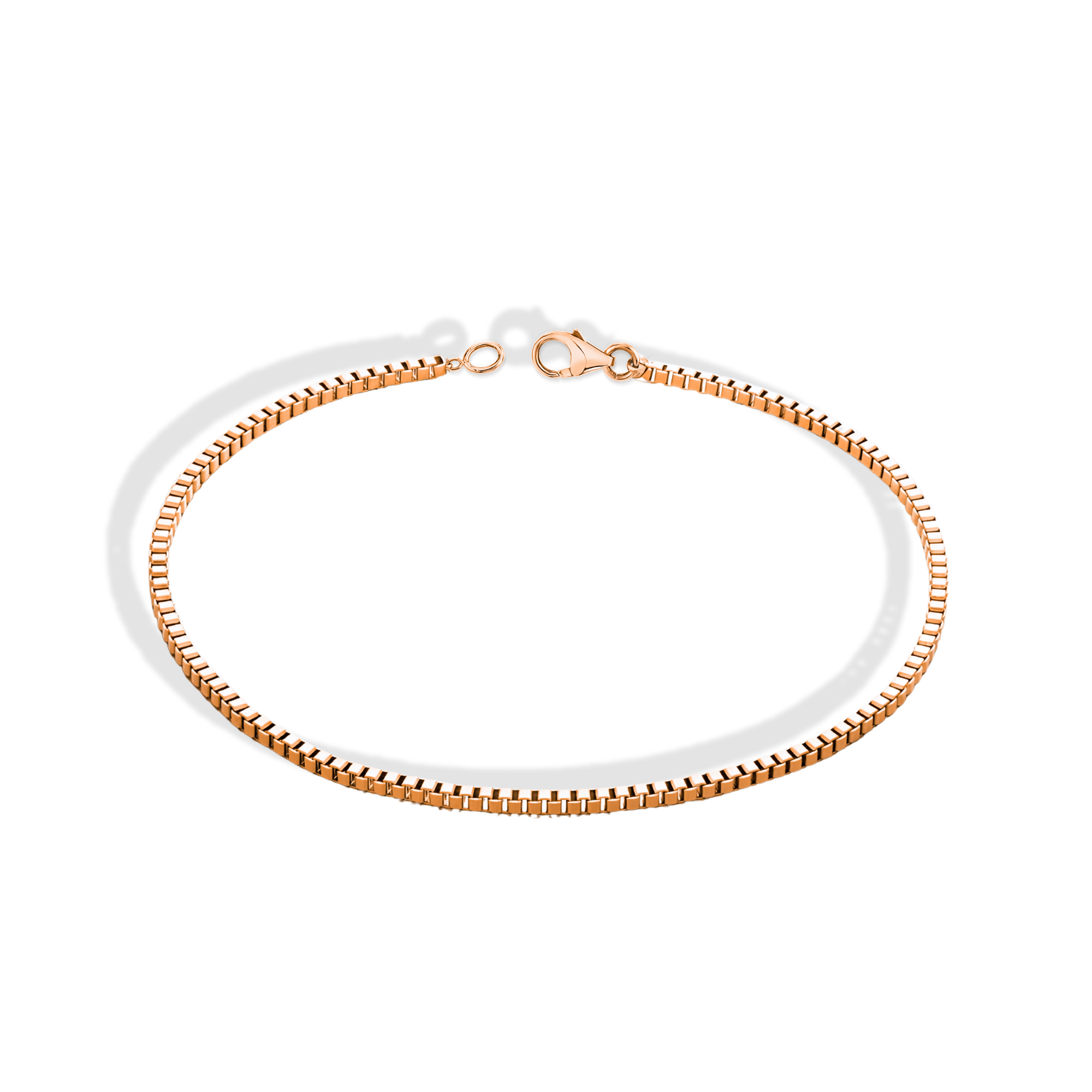 Minimalist Box Shape Bracelet 14K Gold