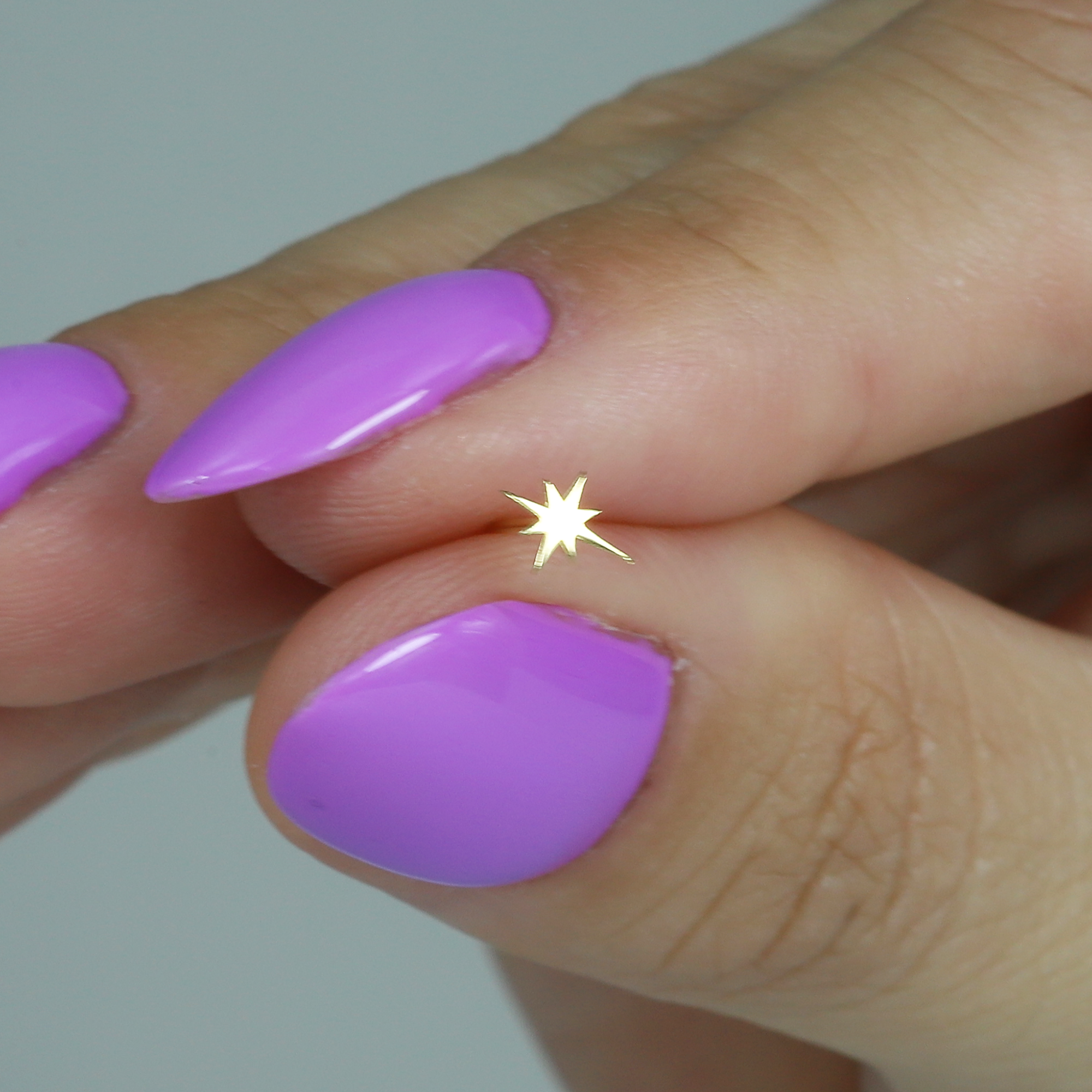 NorthStar Flatback Ear Piercing 14K Gold