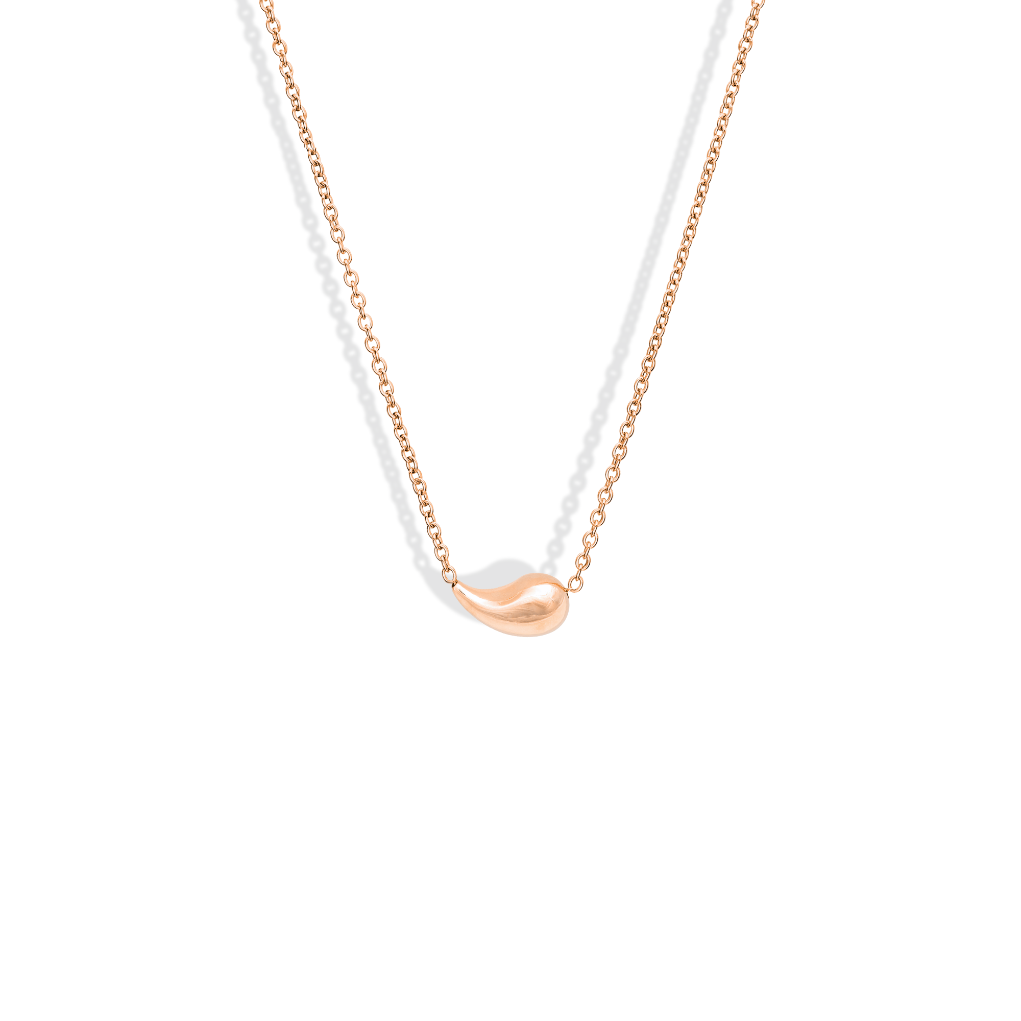 Pearl Drop Necklace 14K Gold
