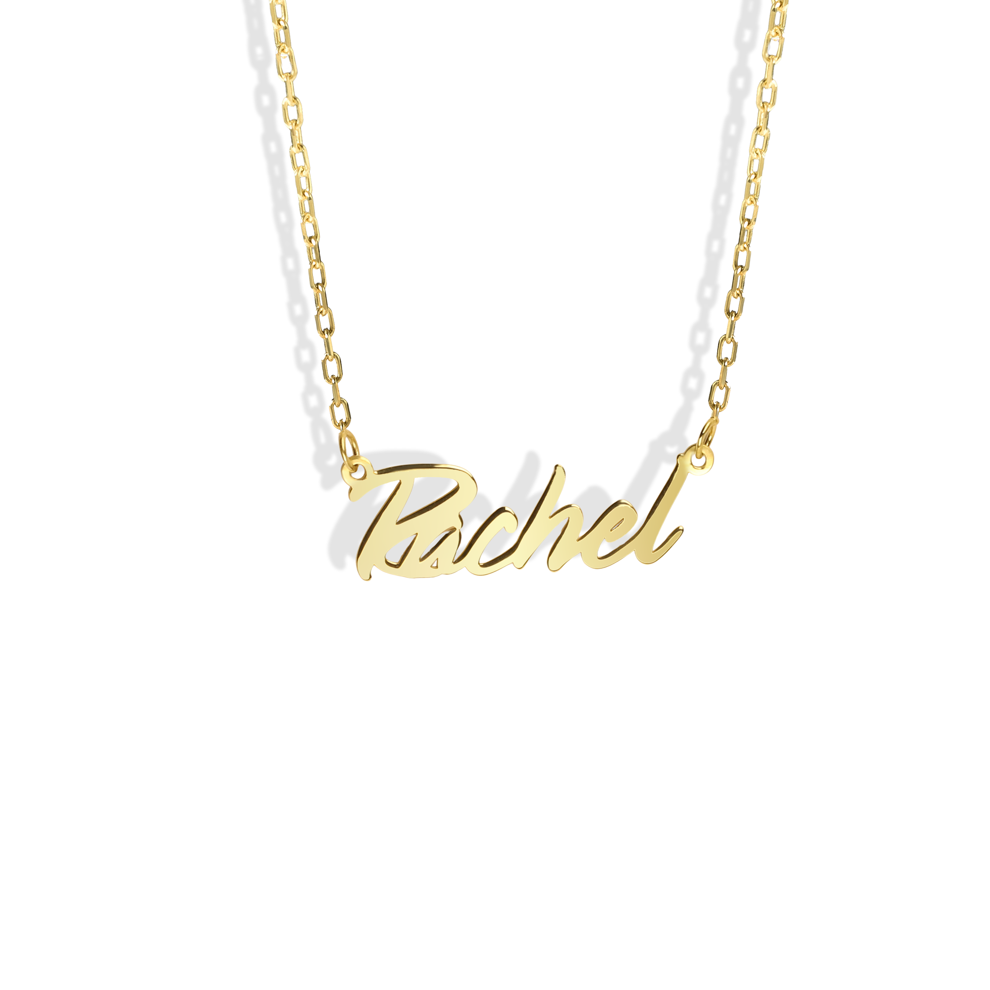 Personalized Cocktail Name Custom Necklace 14K Gold