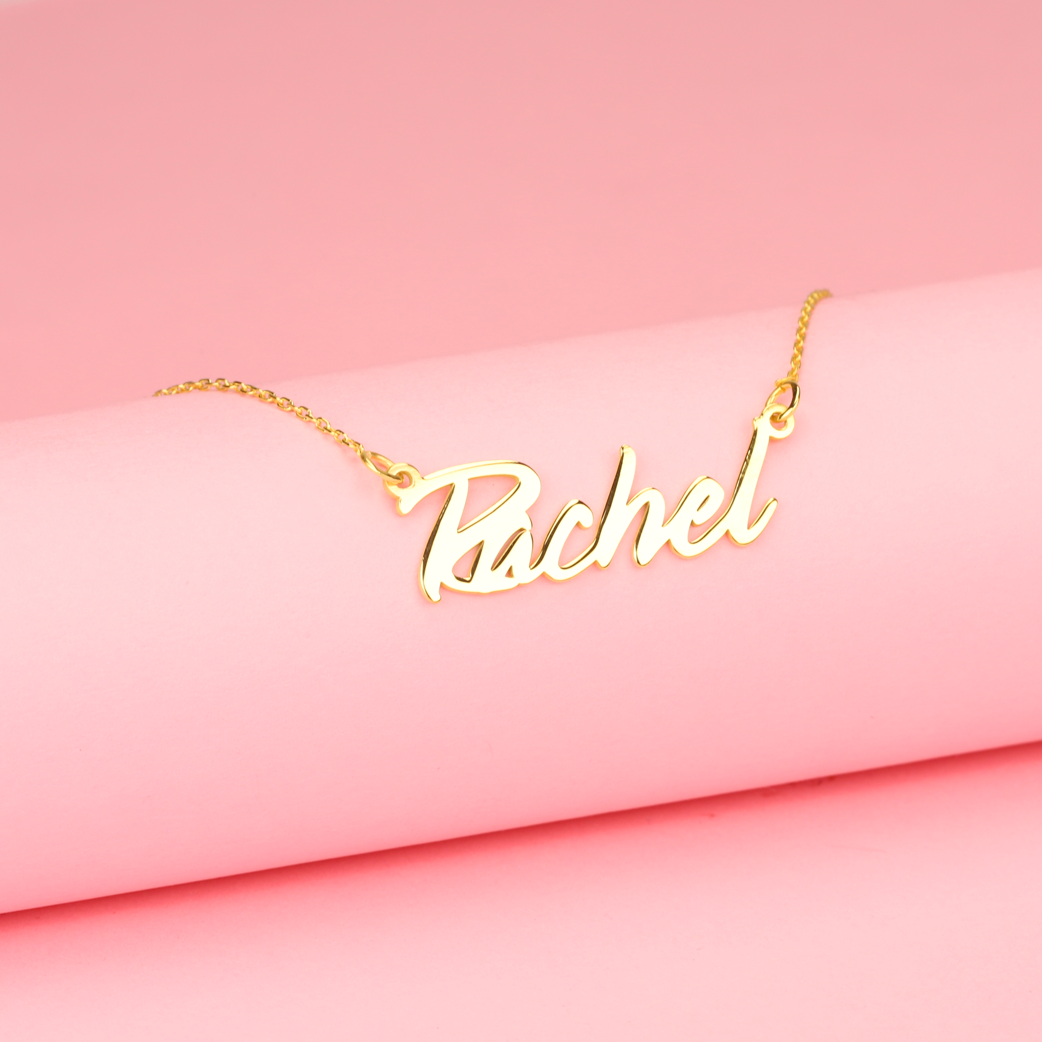 Personalized Cocktail Name Custom Necklace 14K Gold