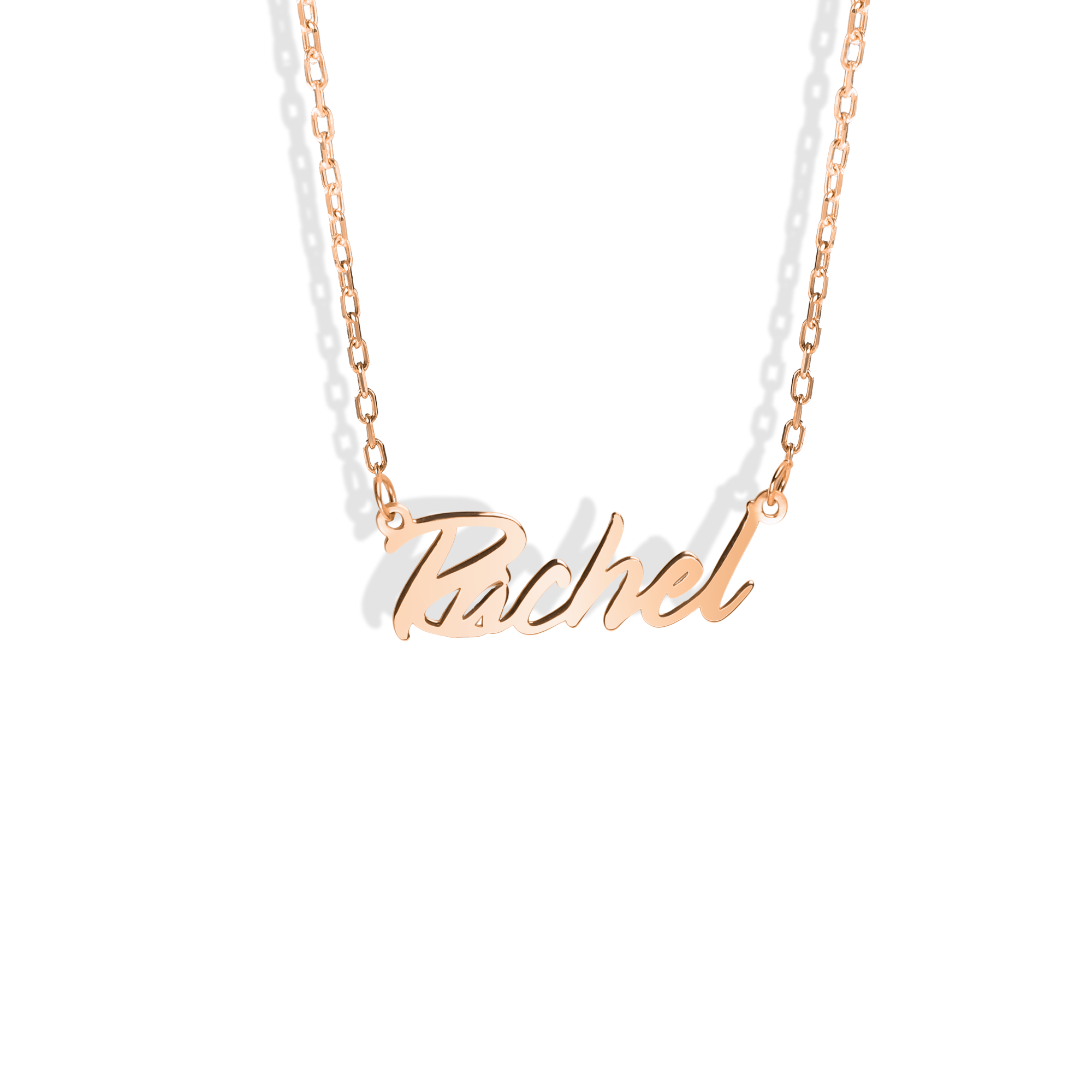 Personalized Cocktail Name Custom Necklace 14K Gold