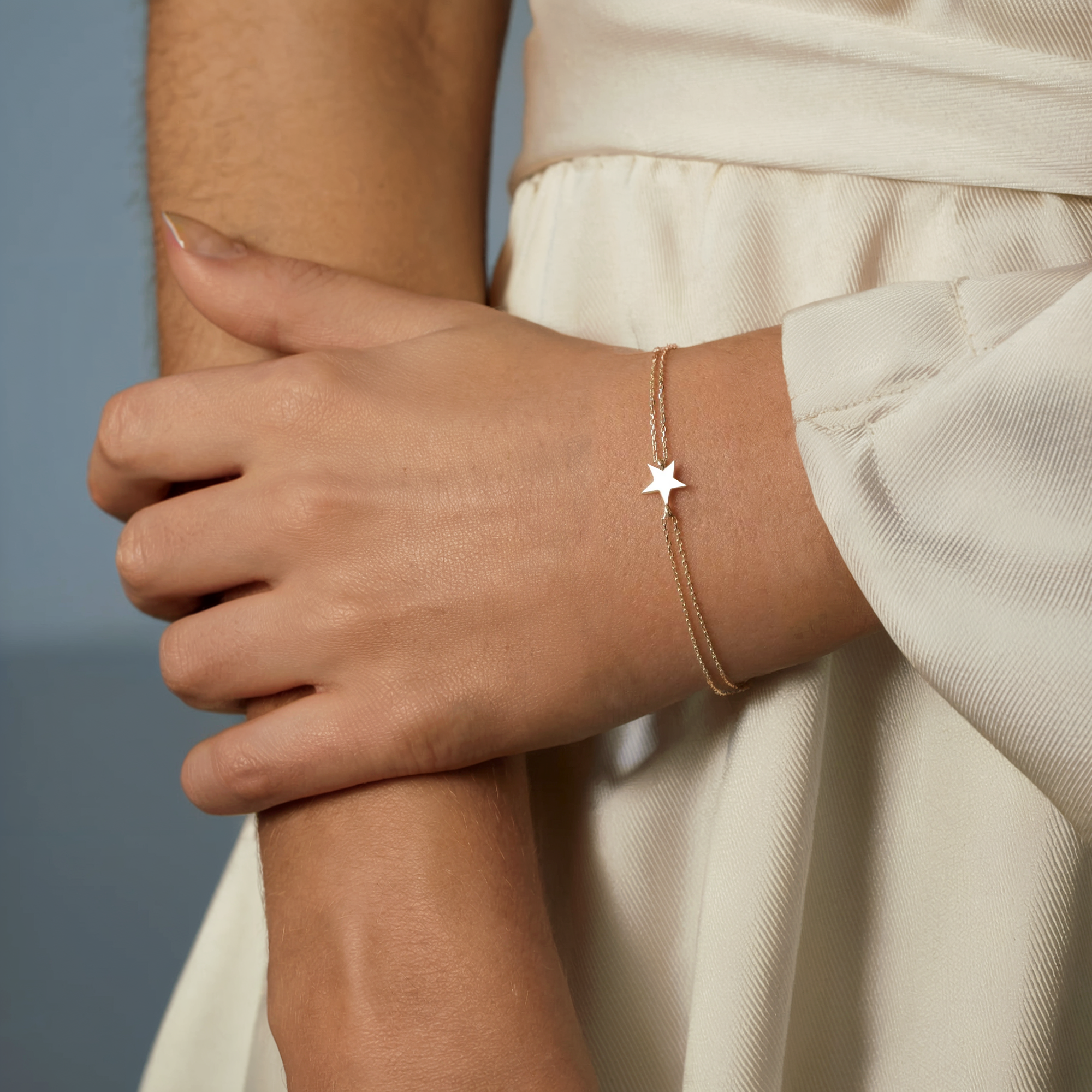 Little Star Chain Bracelet 14K Gold