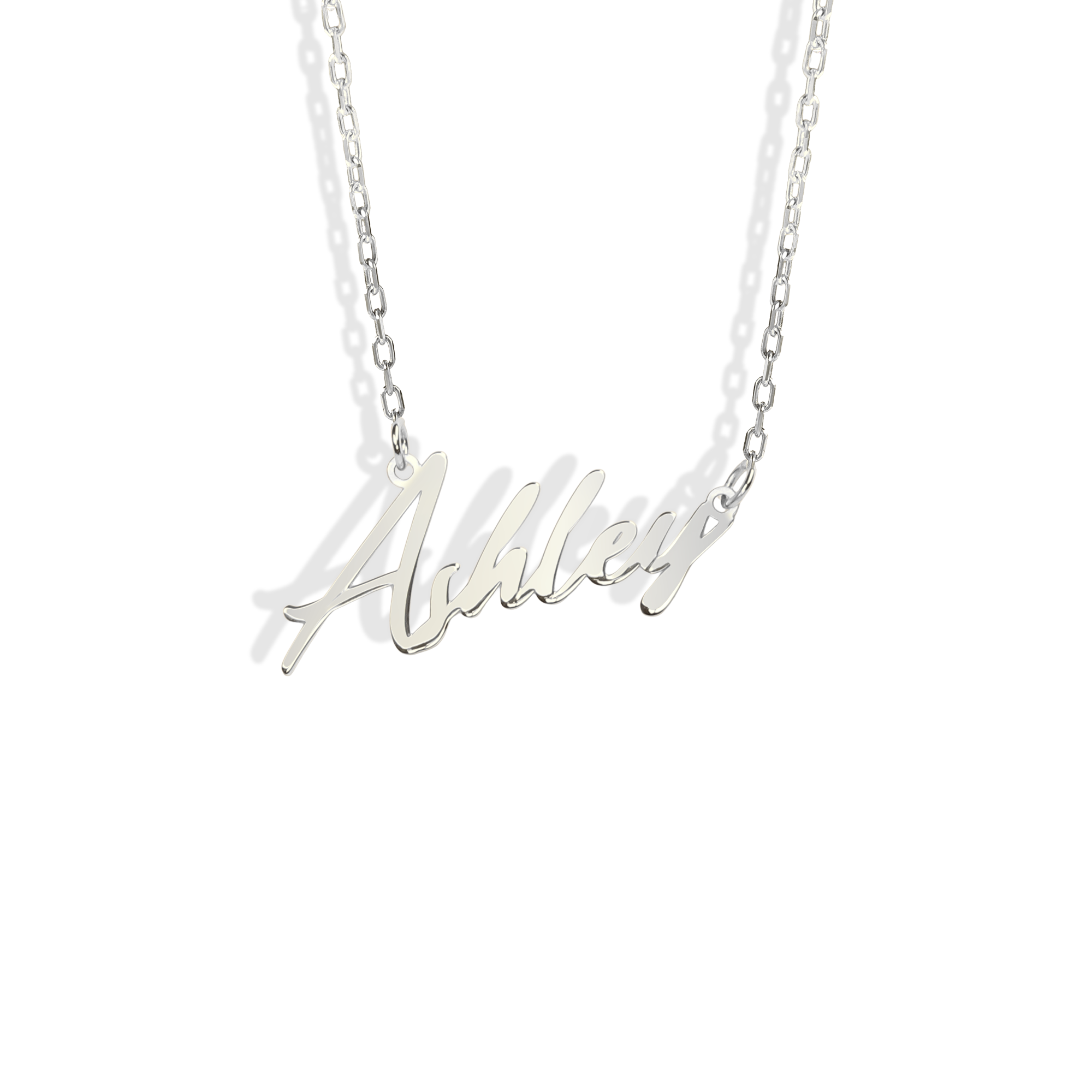 Personalized Script Name Custom Necklace 14K Gold