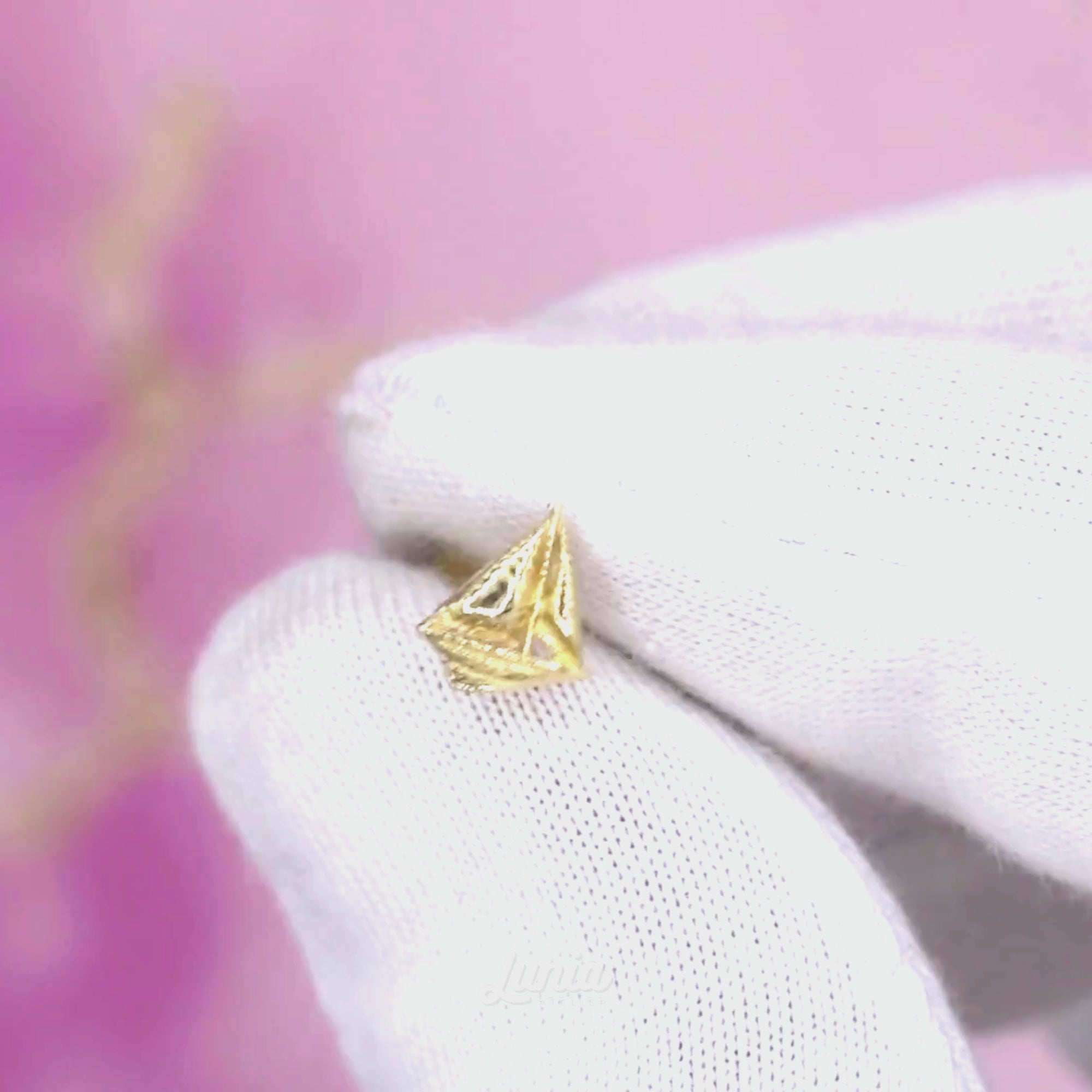 Sailboat Flatback Ear Piercing 14K Gold