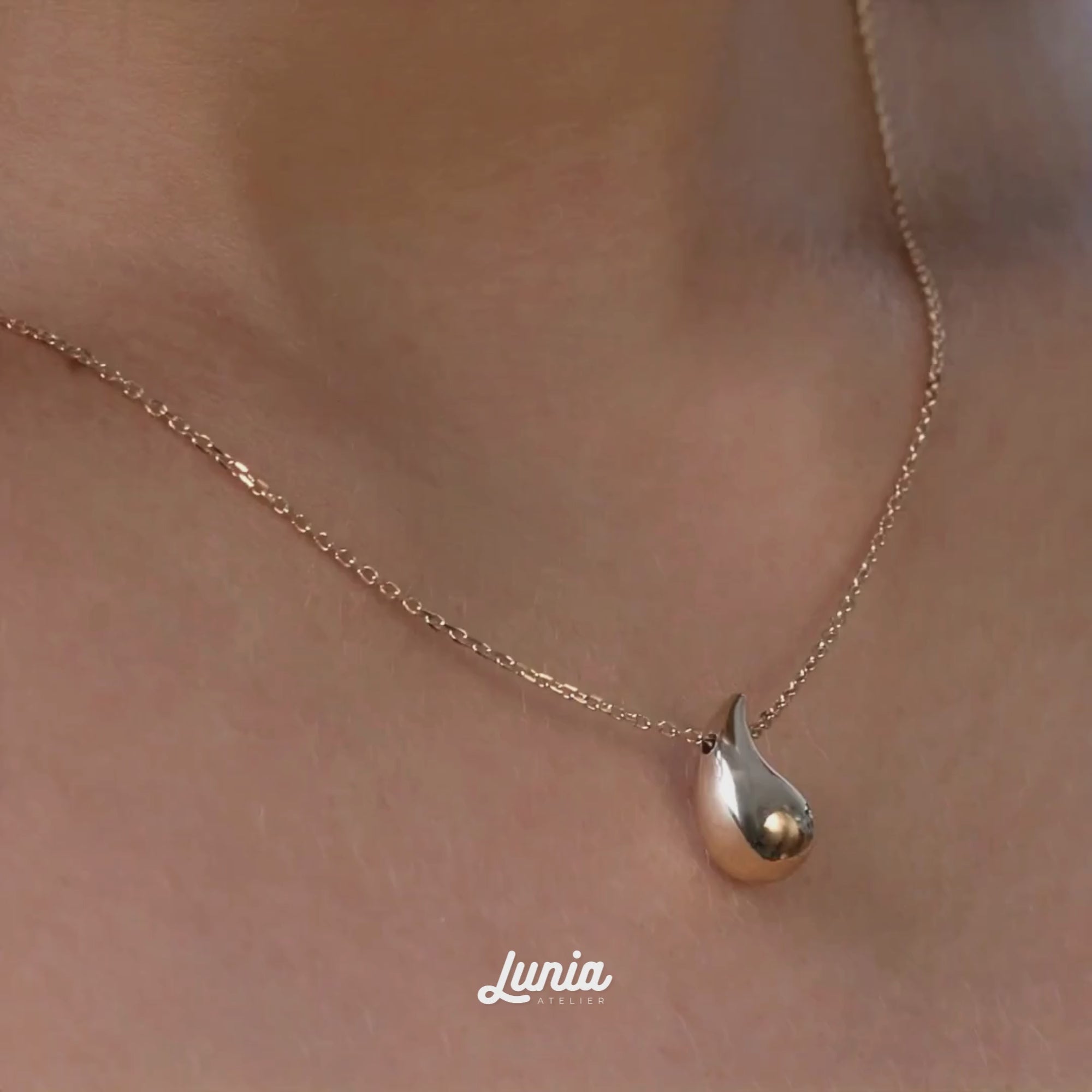 Dewdrop Necklace 14K Gold