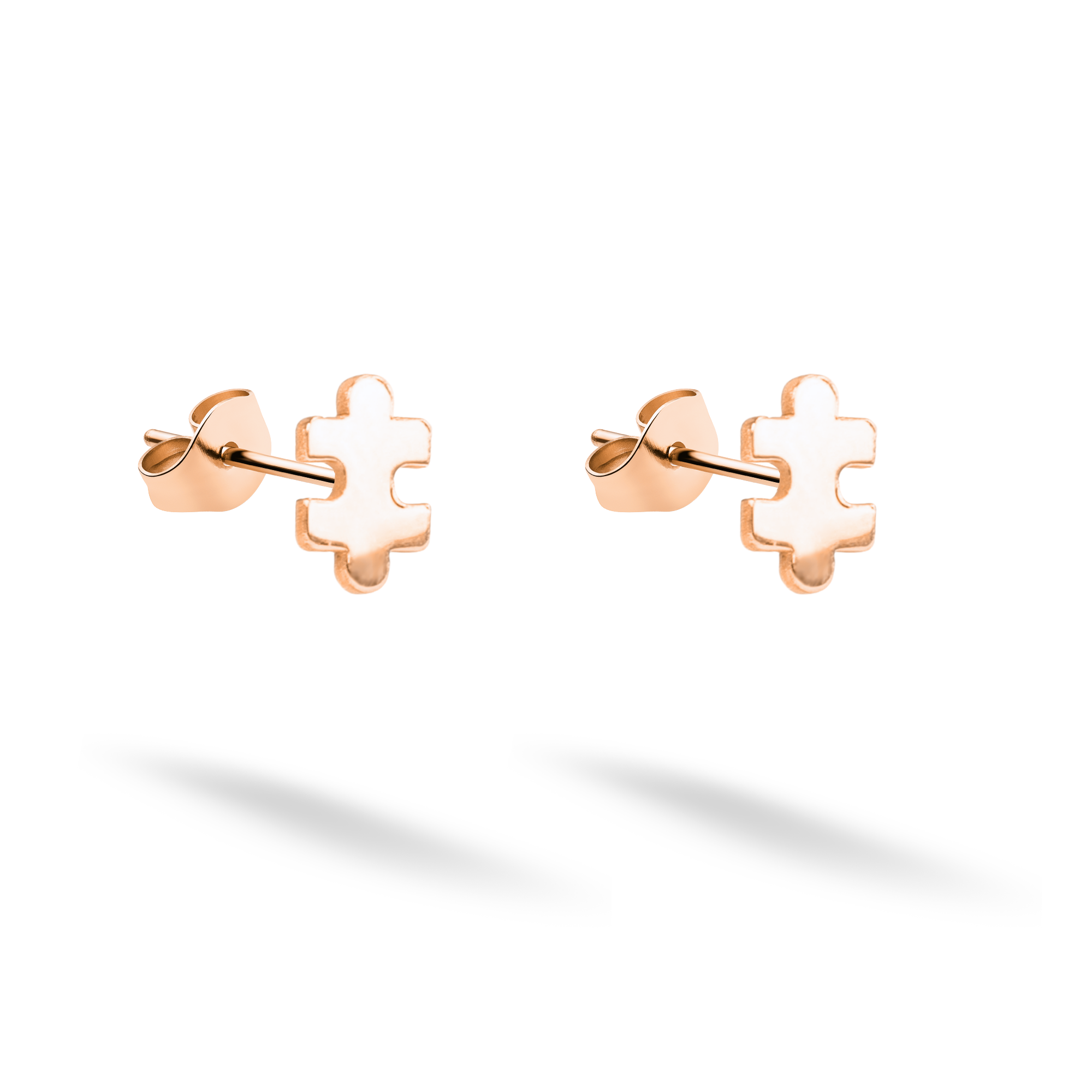Puzzle Earrings 14K Gold