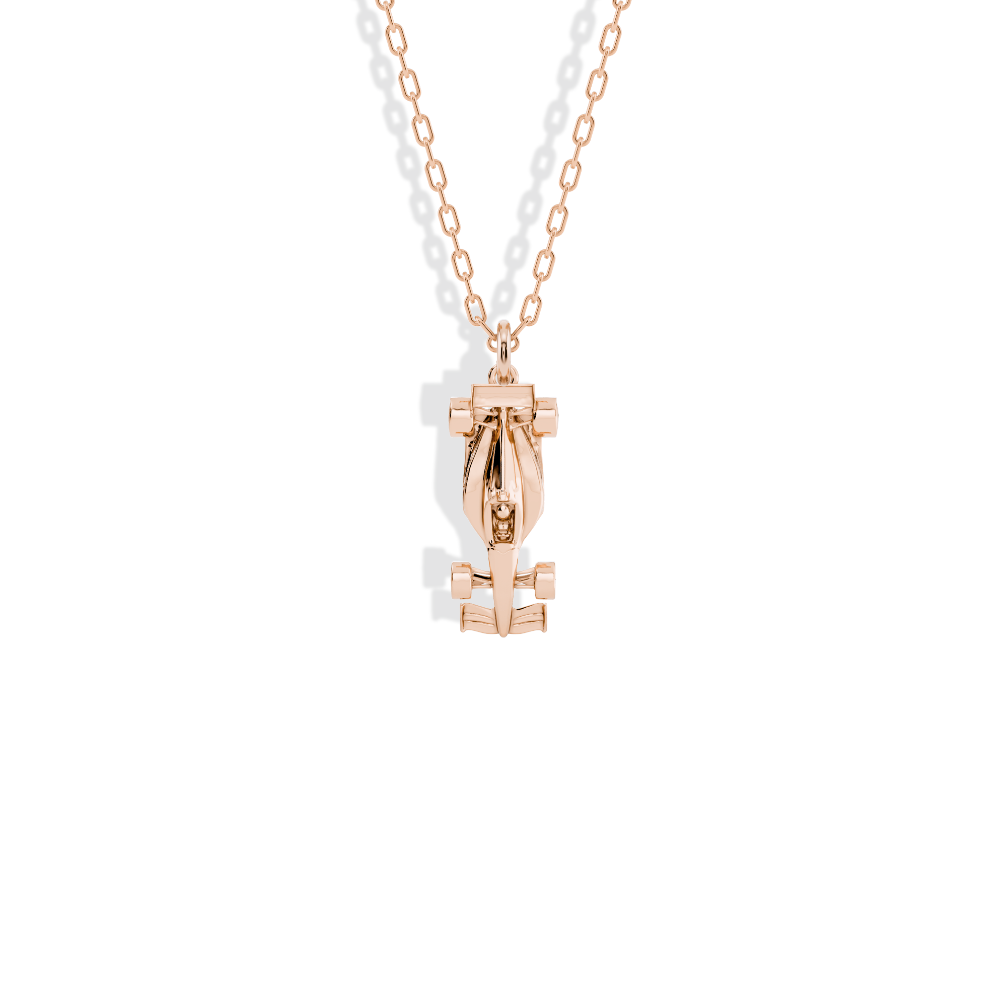 Racing Car Diecast Model Car Necklace 14K Gold / Silver