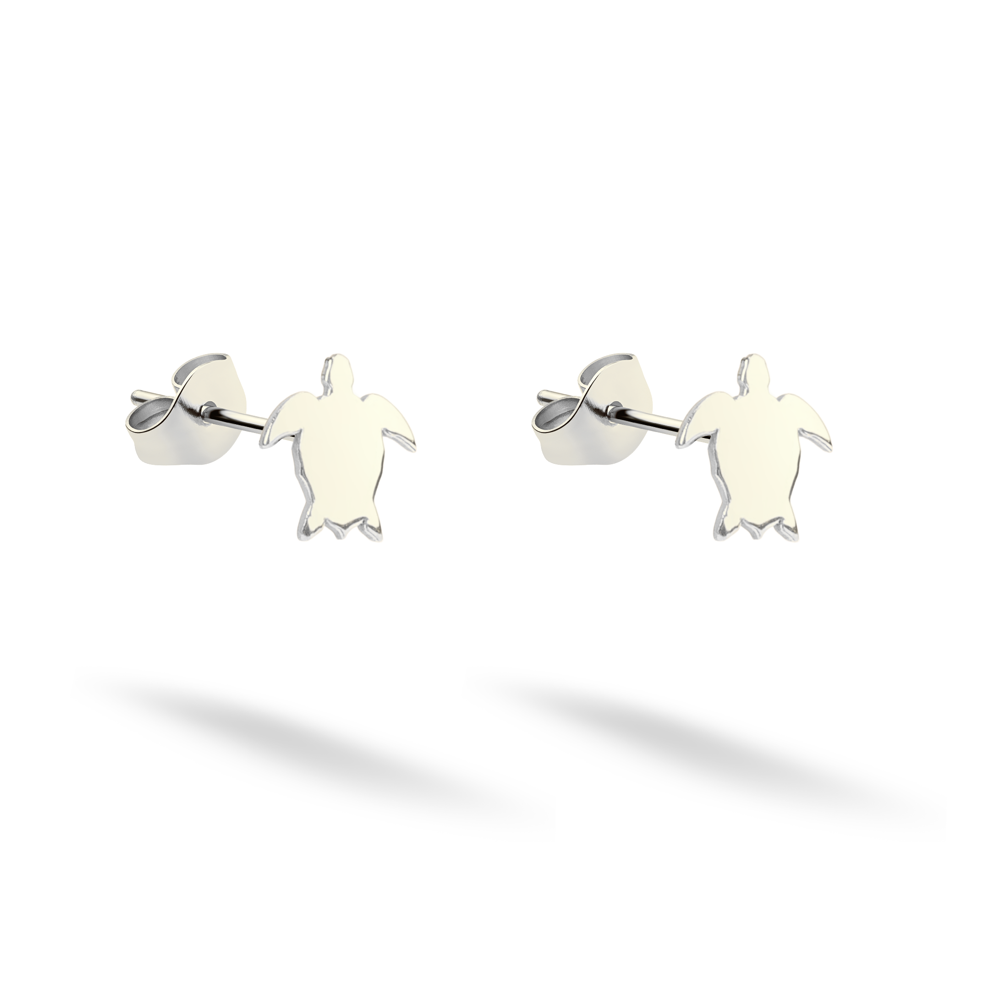 Sea Turtle Earrings 14K Gold