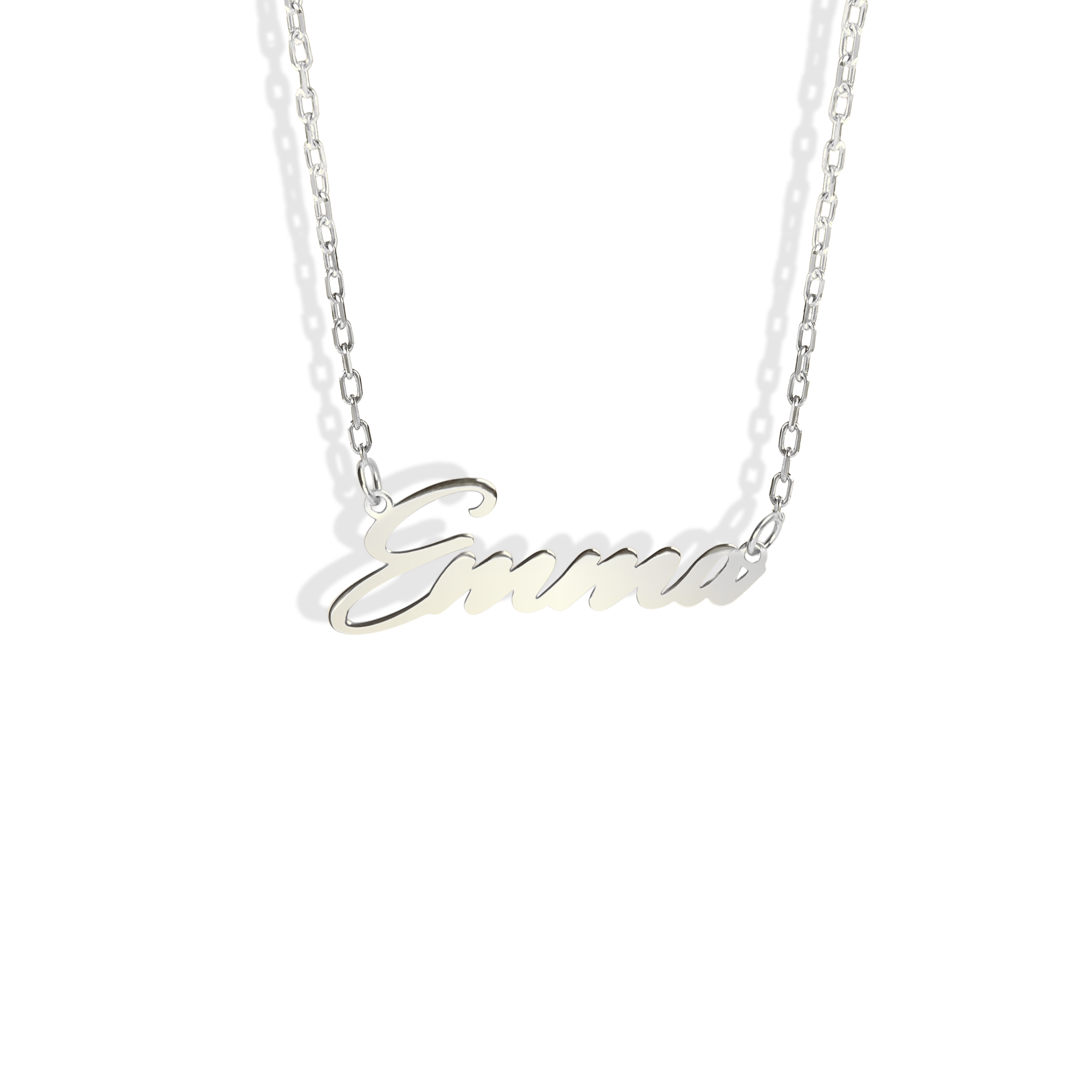 Signature Personalized Custom Name Necklace 14K Gold
