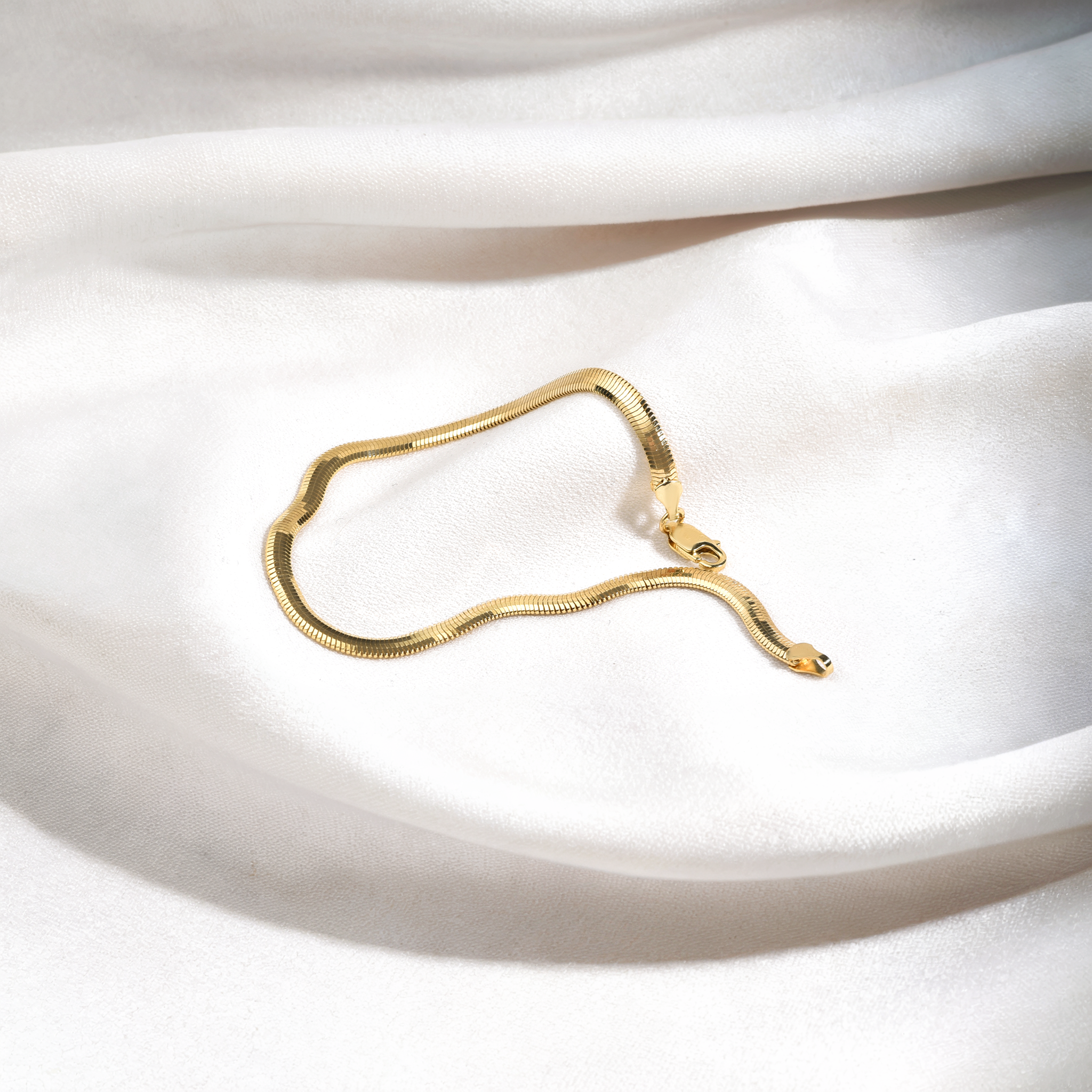 Snake Chain Bracelet 14K Gold