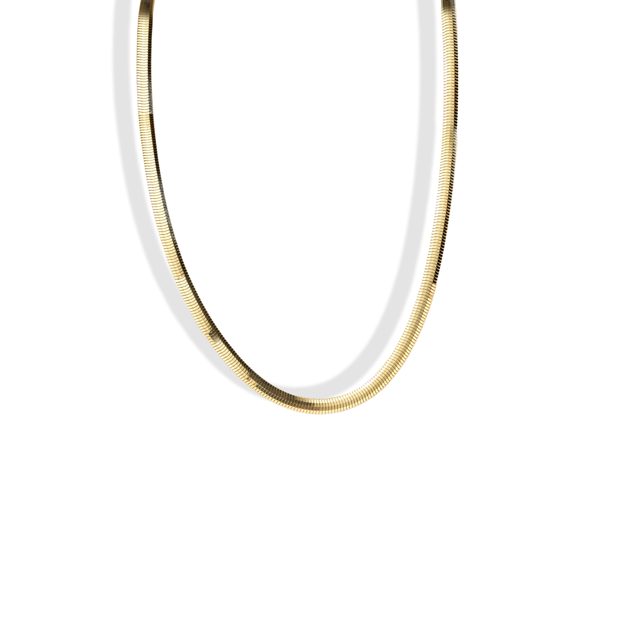 Snake Chain Necklace 14K Gold