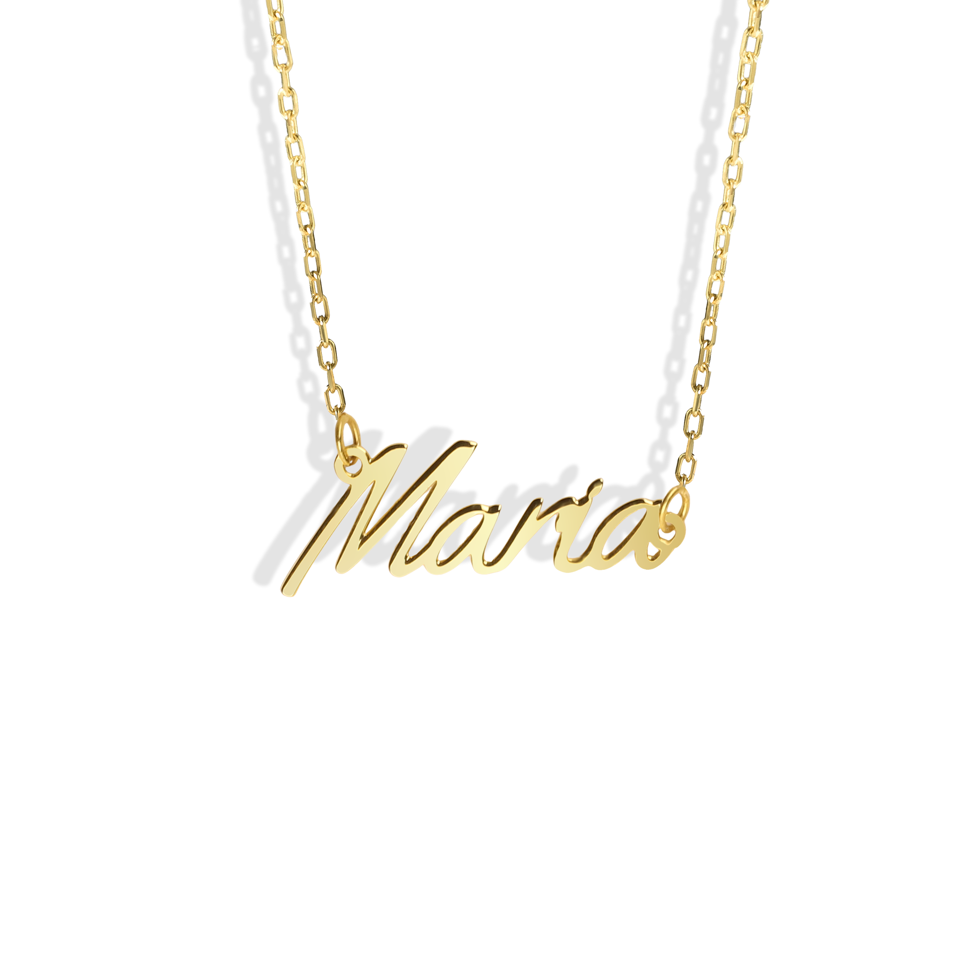 14K Gold Personalized Name Necklace — Custom Made