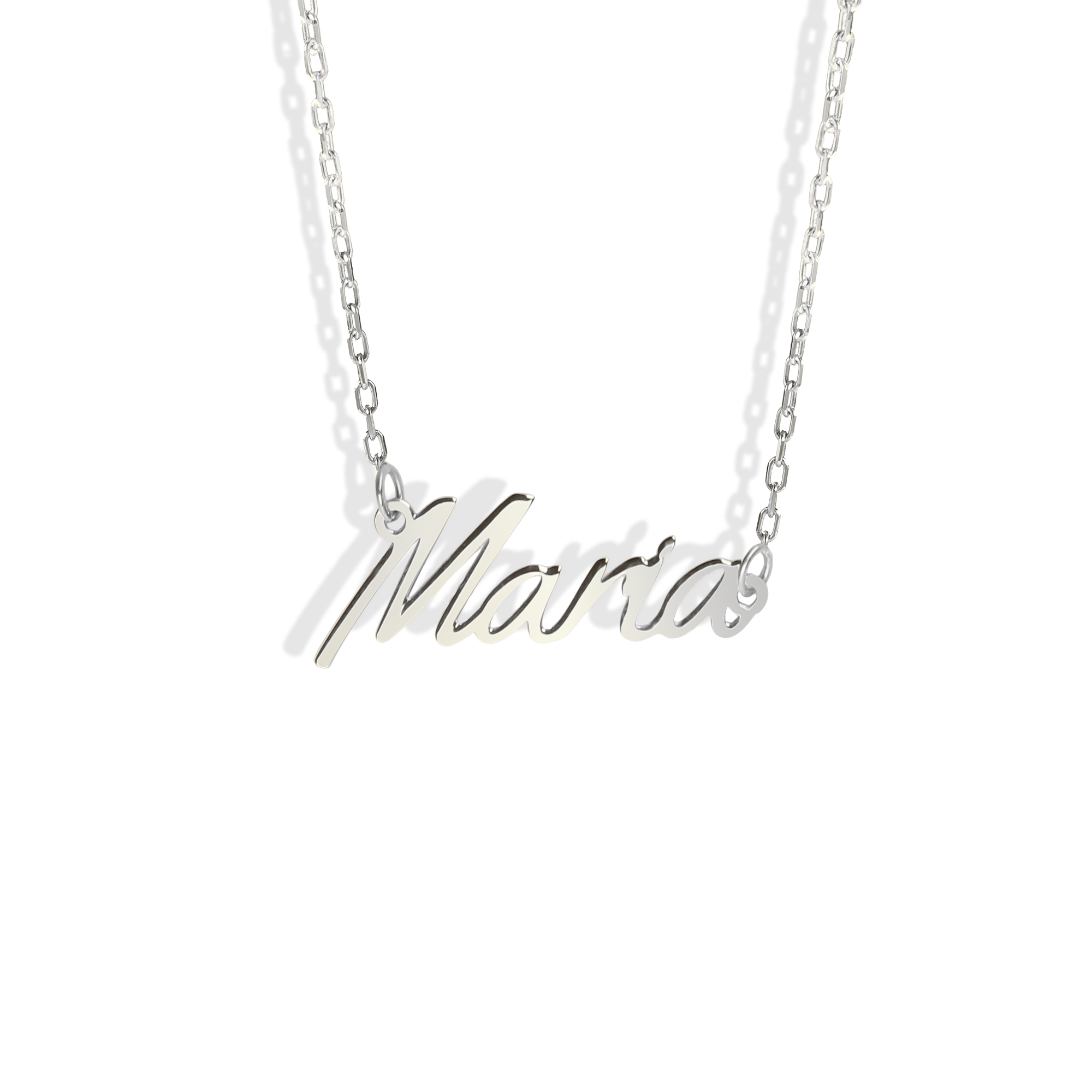 Tailored Personalized Name Custom Necklace 14K Gold