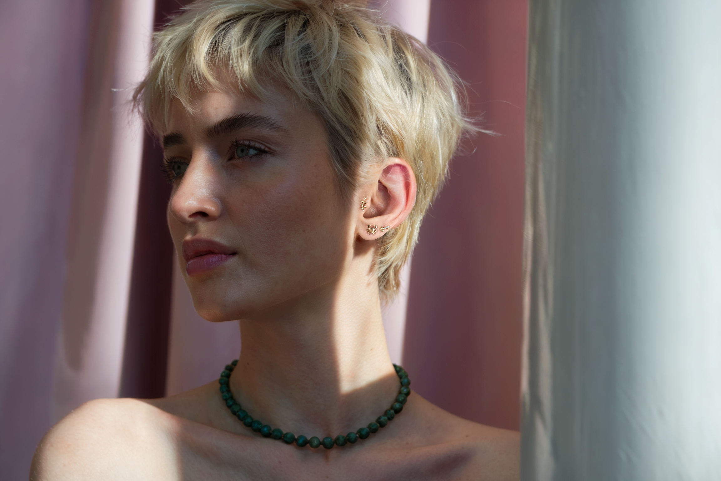unique ear piercing jewelry with studs, hoops