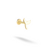 Whale Tail Flatback Ear Piercing 14K Gold
