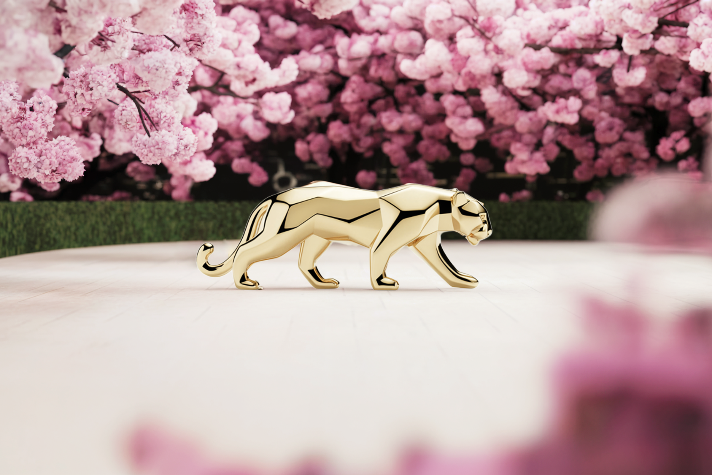 14K gold jungle inspired wild animal jewelry collection lion snake panther designs