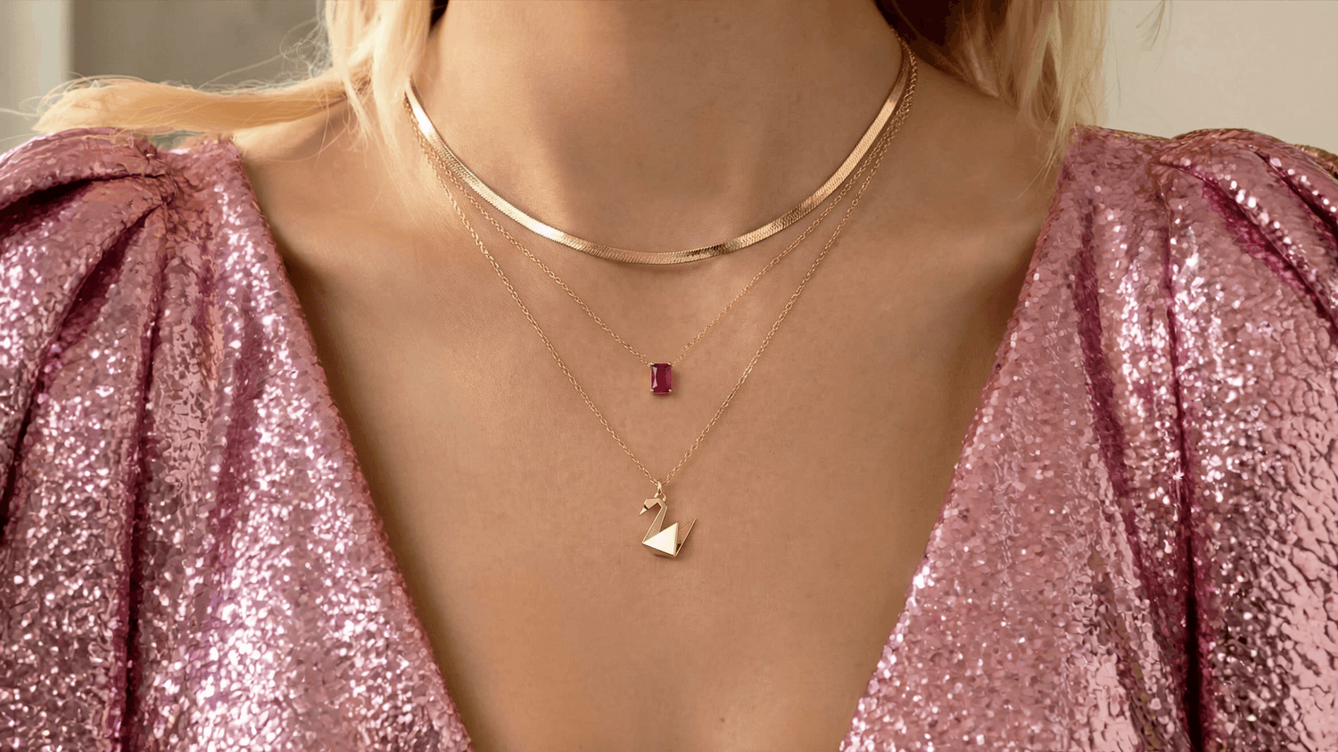 14K solid gold necklaces collection for everyday and fine jewelry style