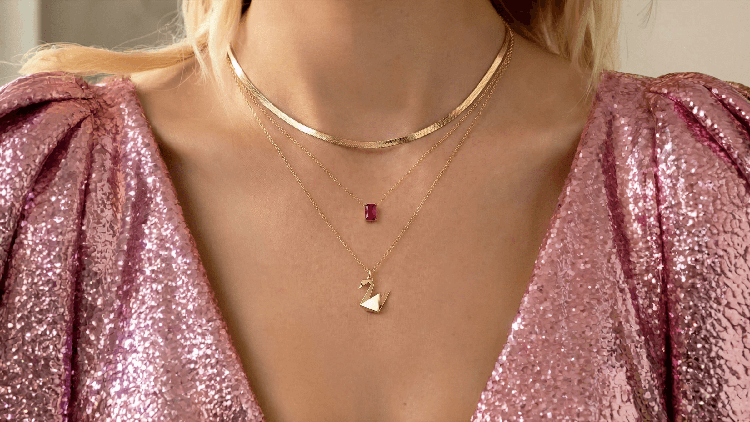 14K solid gold necklaces collection for everyday and fine jewelry style