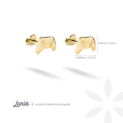 Lunia diagram records the wide game controller front as 6.98 by 4.8 mm