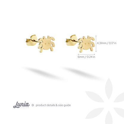 The low-profile spider covers 6.0 mm across the lobe and measures 4.314 mm vertically