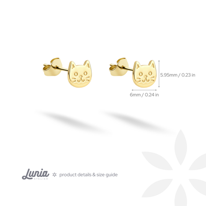 How large is the sweet cat stud? This graphic records 6.0 mm by 5.951 mm