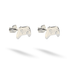 Crisp white gold gives the compact joystick and button details a bright finish