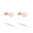 Warm 14K rose gold softens the textured silhouette of these hedgehog earrings