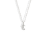 Pale white gold seahorse, a quieter finish for everyday layering