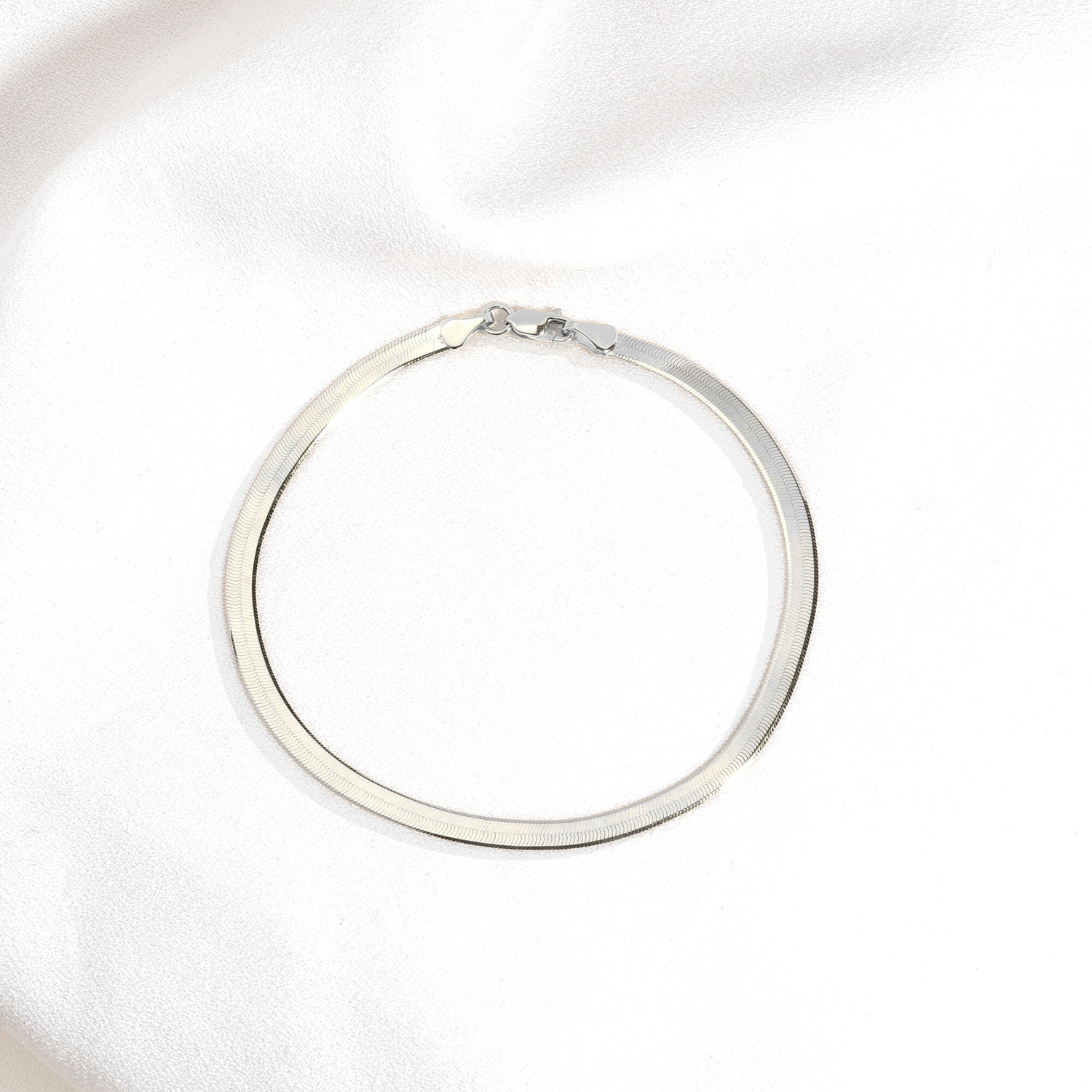 Shining Wave Chain Bracelet 14K Gold
