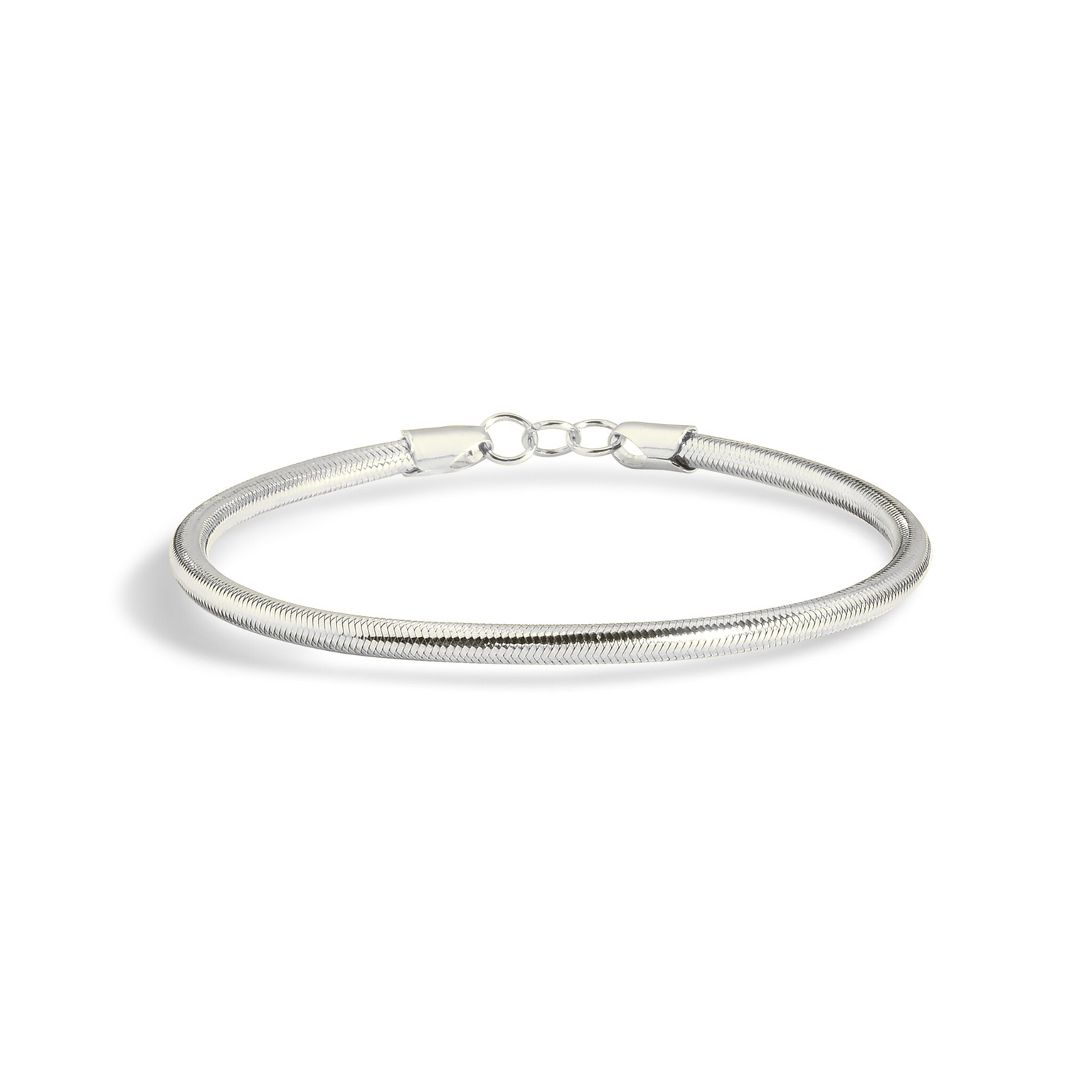 Herringbone Chain Bracelet 14K Gold