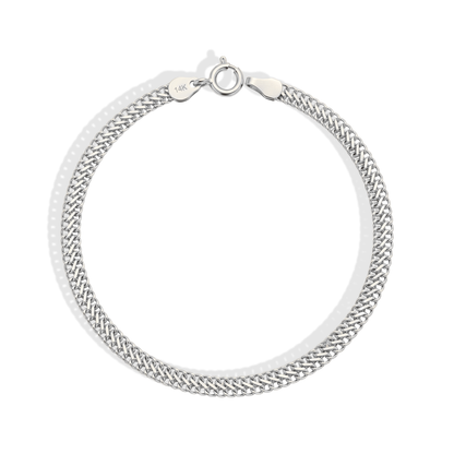 Vienna Woven Chain Bracelet 14K Gold